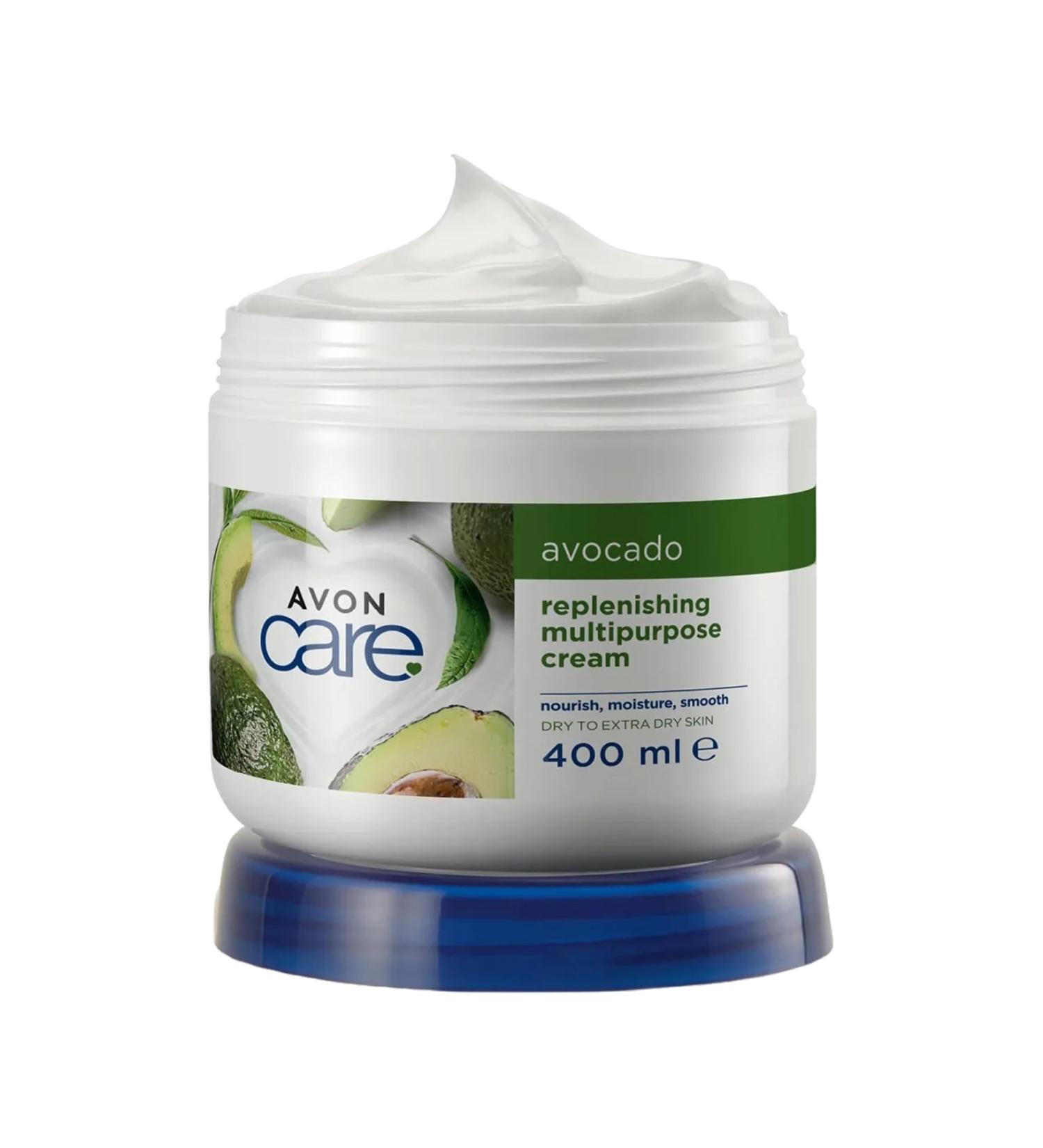 Avon Care Avocado Extract Multi-Purpose Cream for Dry Skin 400 Ml. - Buy Online on GoSupps.com