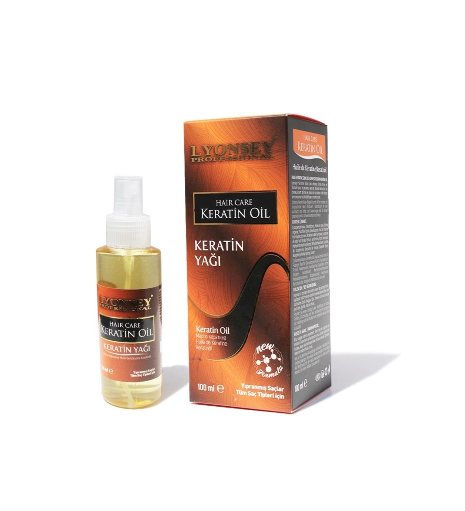 Lyonsey Keratin Hair Care Oil 100 ml 5 Pieces