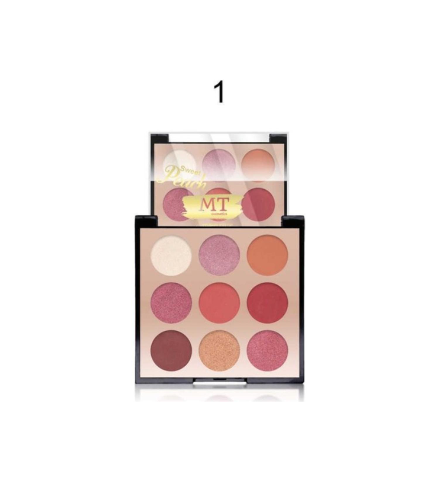 MT Makeup Time Square Sweet Peach 9 Lu Eyeshadow Palette 01
