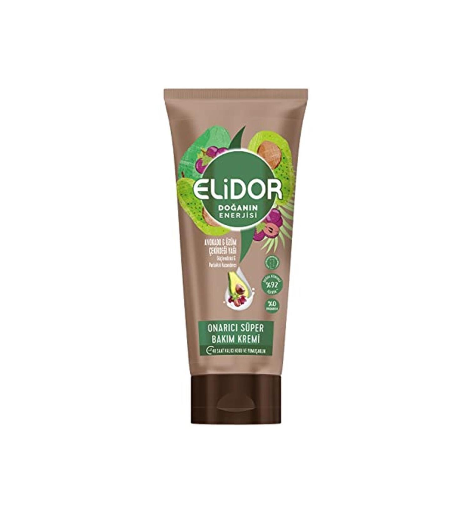 Elidor Nature's Energy Repairing Super Hair Care Cream Avocado and Grape Seed Oil (170 Ml)