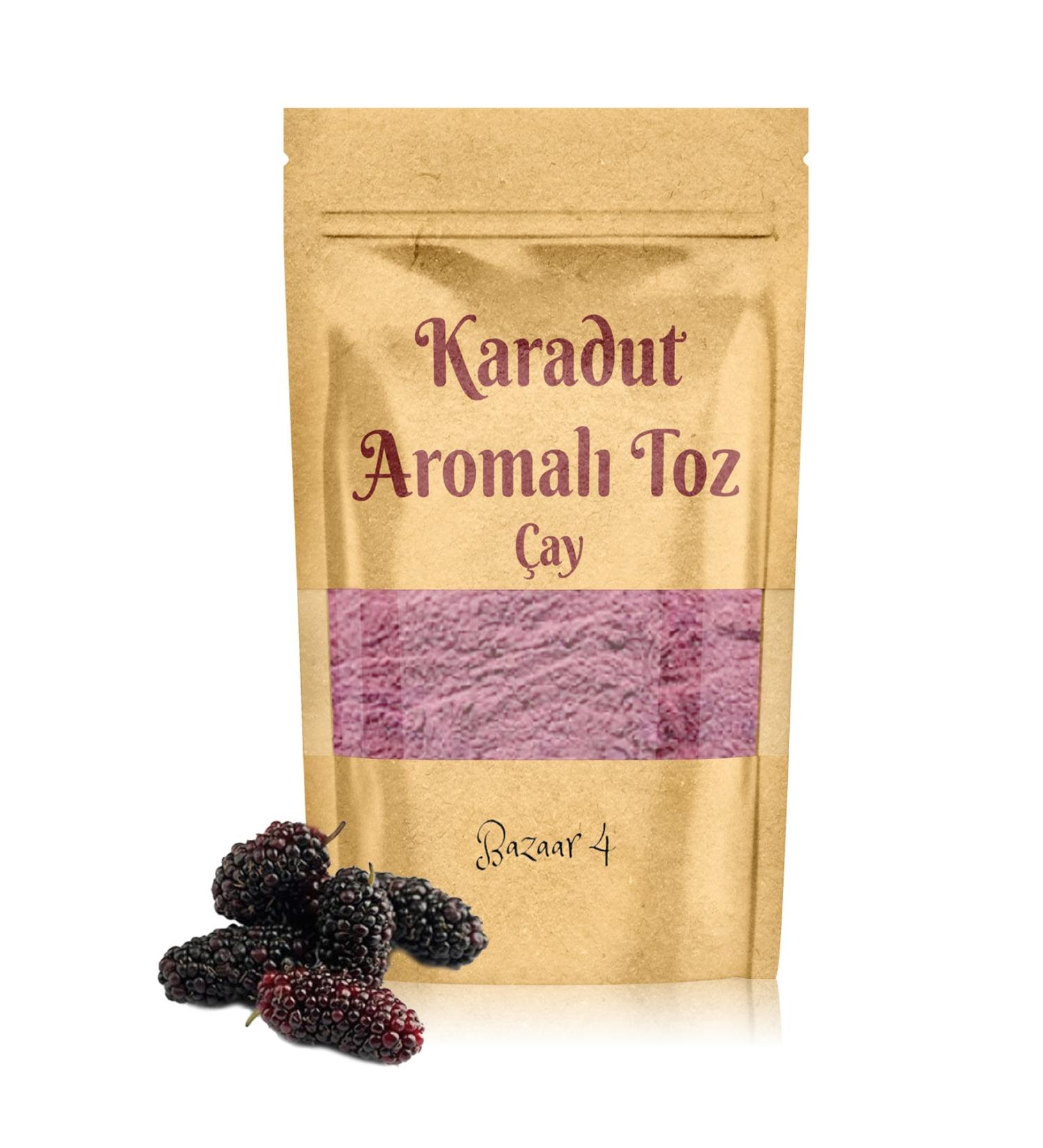 BAZAAR 4 Black Mulberry Powder Tea Drink 900 Gr