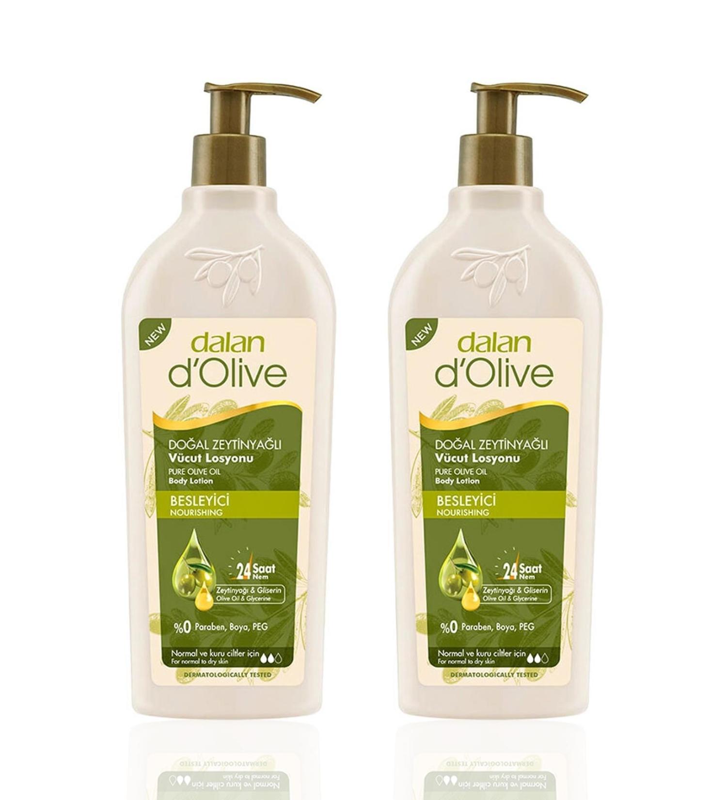 Dalan D Olive Natural Olive Oil Body Lotion 400 ml 2 Pieces