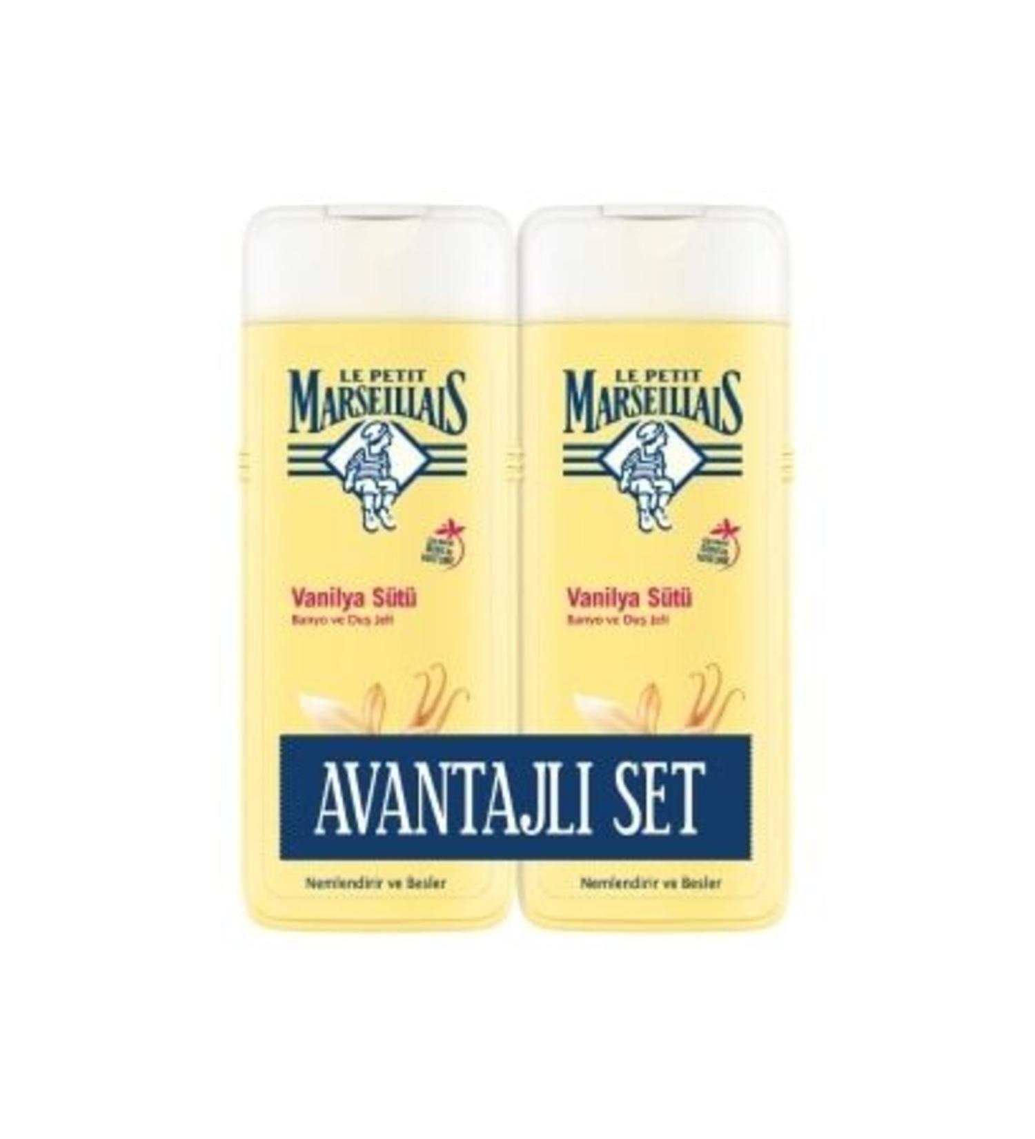 Le Petit Marseillais Vanilla Milk Shower Gel 400 Ml Pack of 2