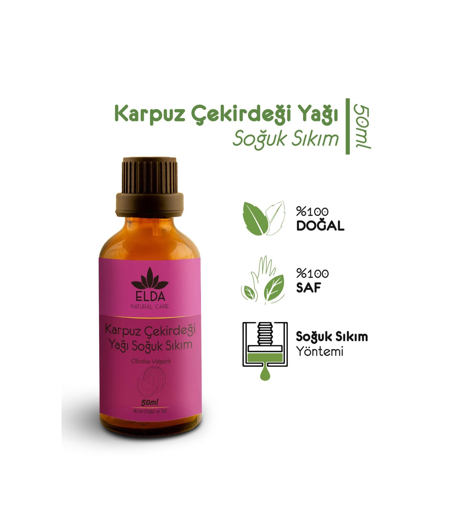 EldaNaturalcare Watermelon Seed Oil Cold Pressed 50ml