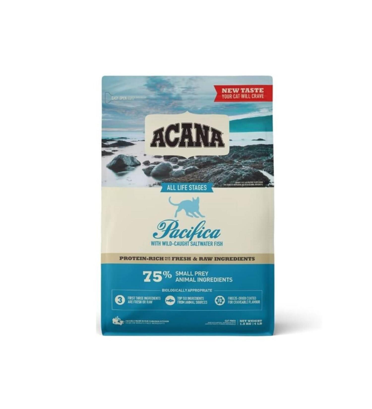 Acana Pacifica Fish Grain Free Adult Cat Food 1800 G