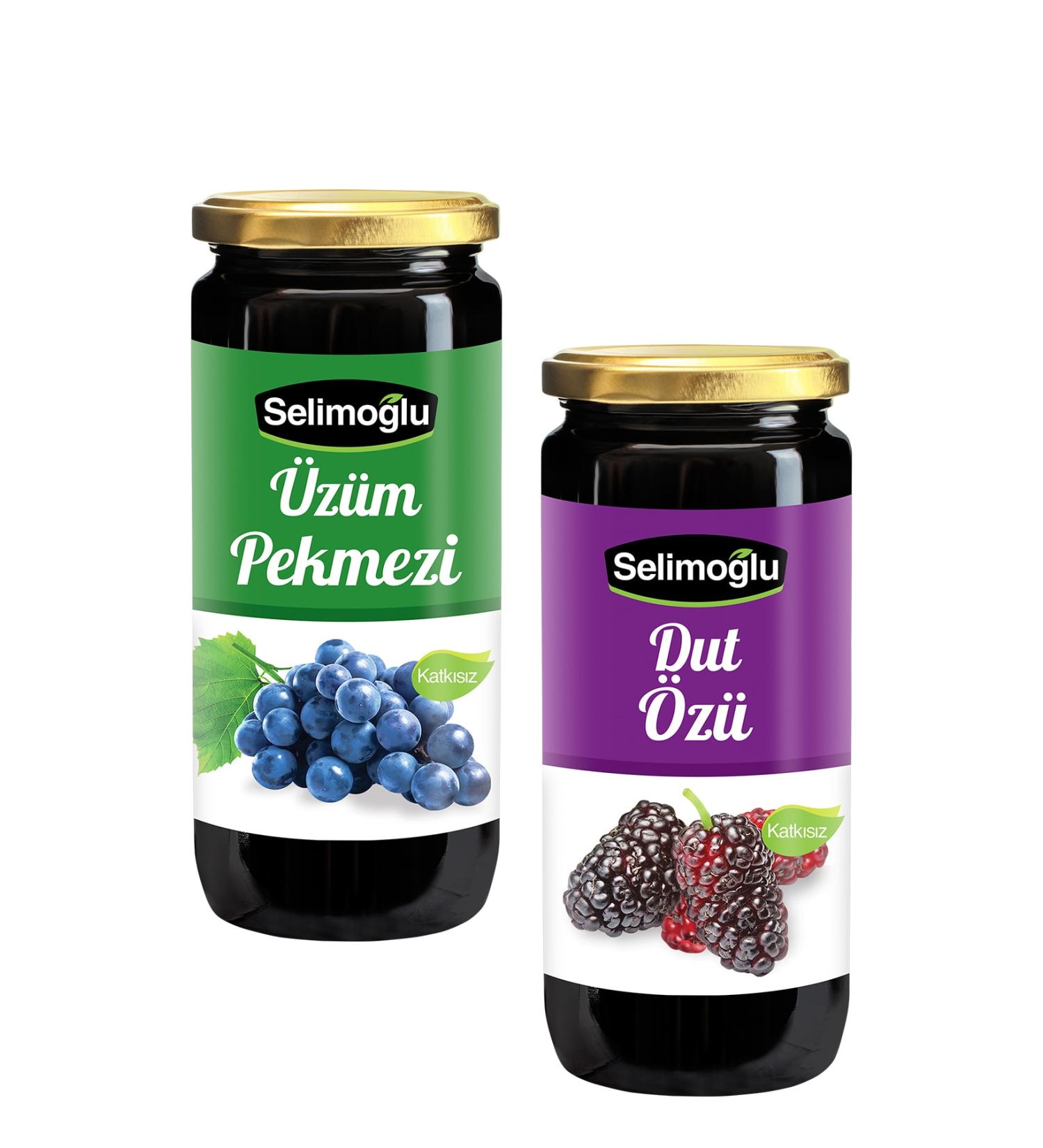 Selimo lu Grape Molasses and Mulberry Extract 630 gr 2 Pieces