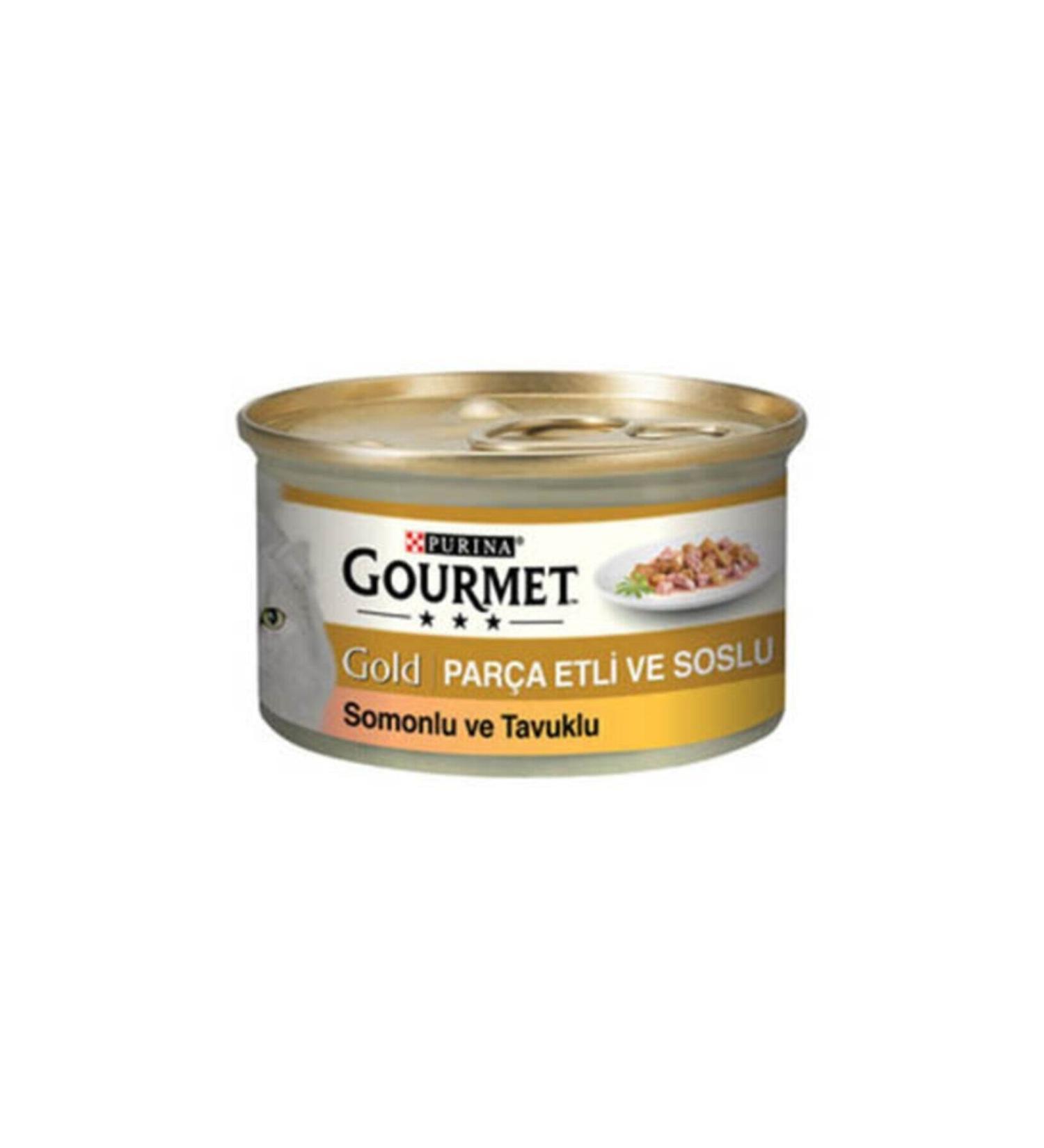 Gourmet Gourmet Gold Salmon&Chicken 85gr 24 Pieces Skt 03 2021