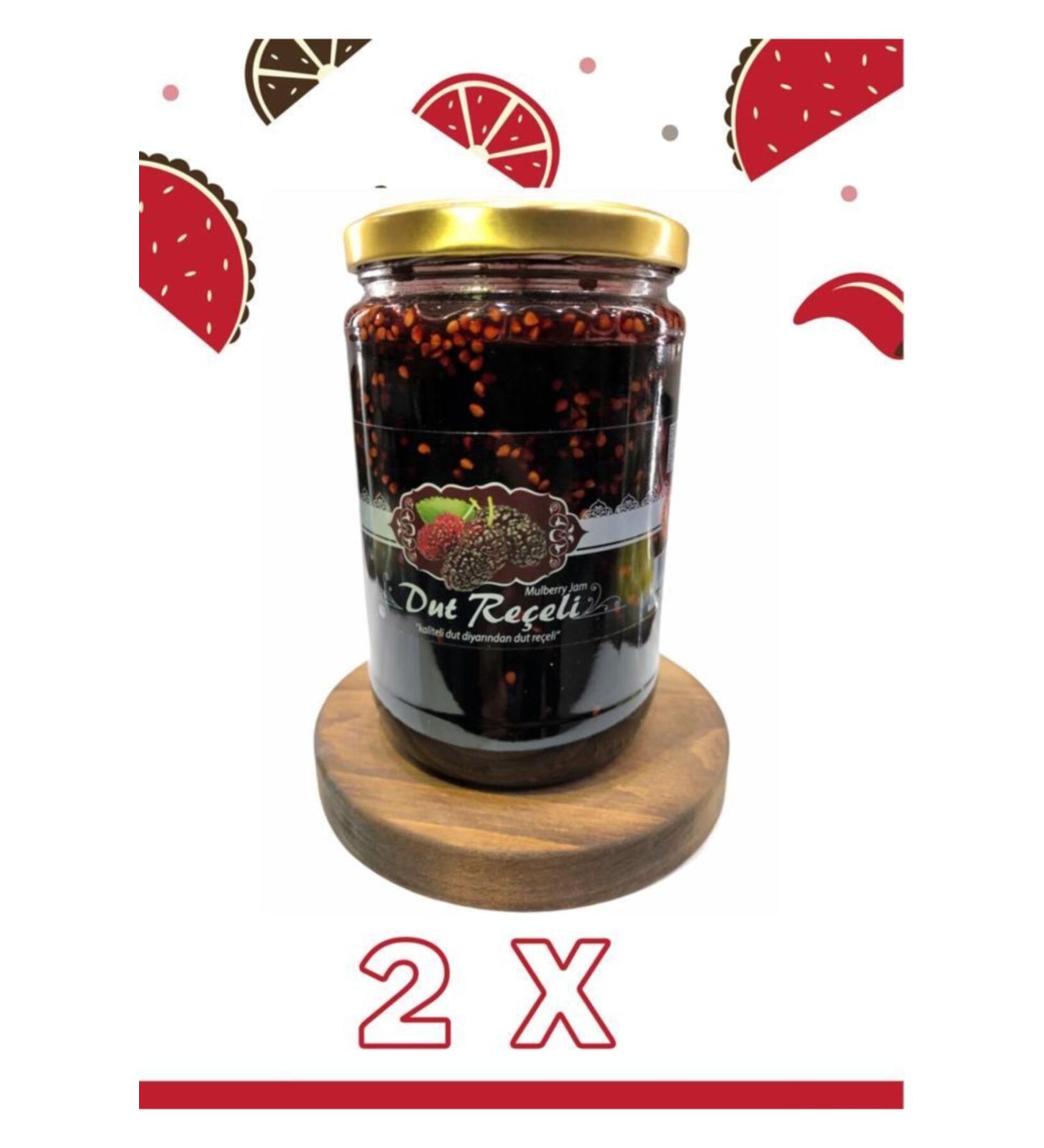 SUPERIOR LOCAL Organic Black Mulberry Jam 1 Kg 2 Pieces