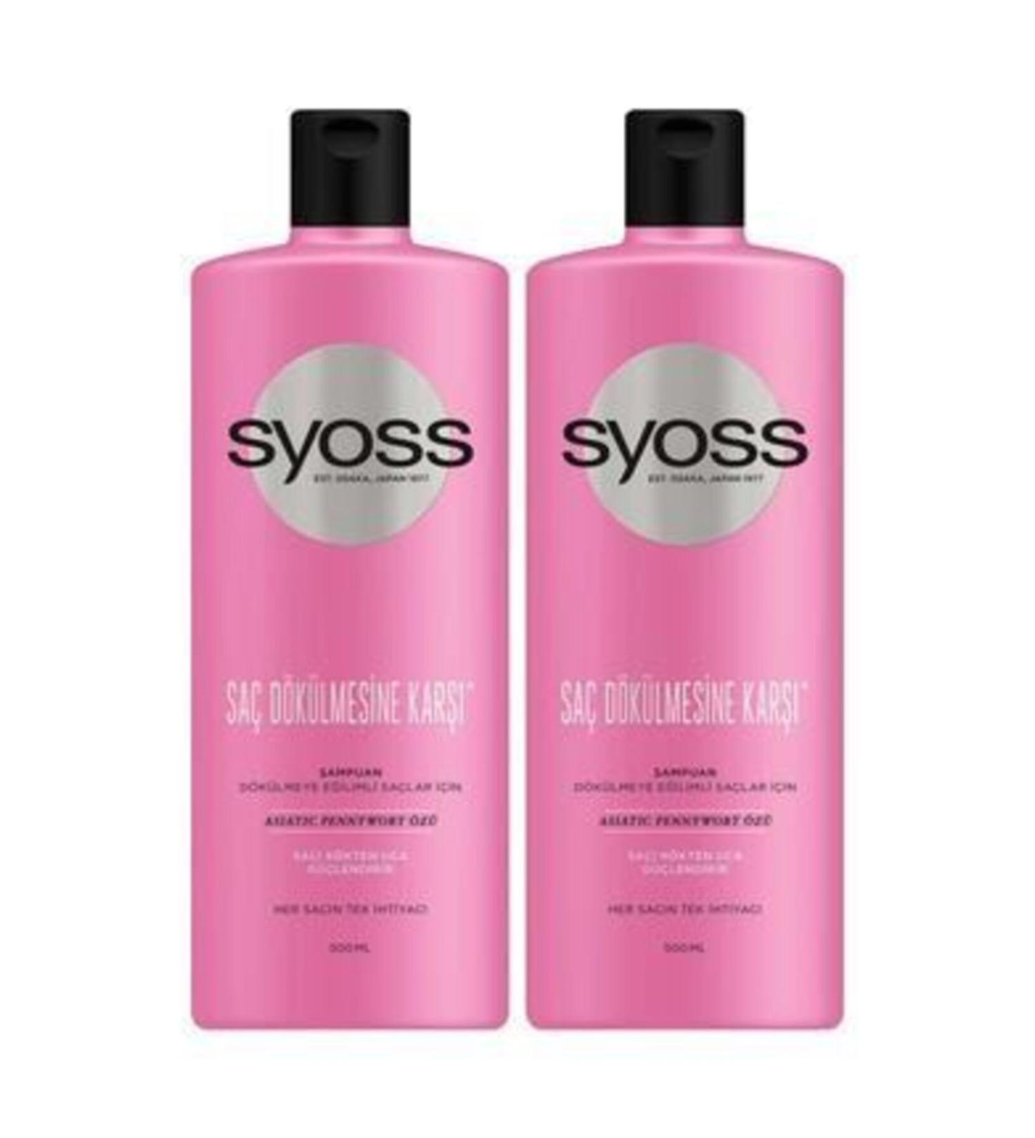Syoss Anti Hair Loss Shampoo 500 ml 2 Pieces