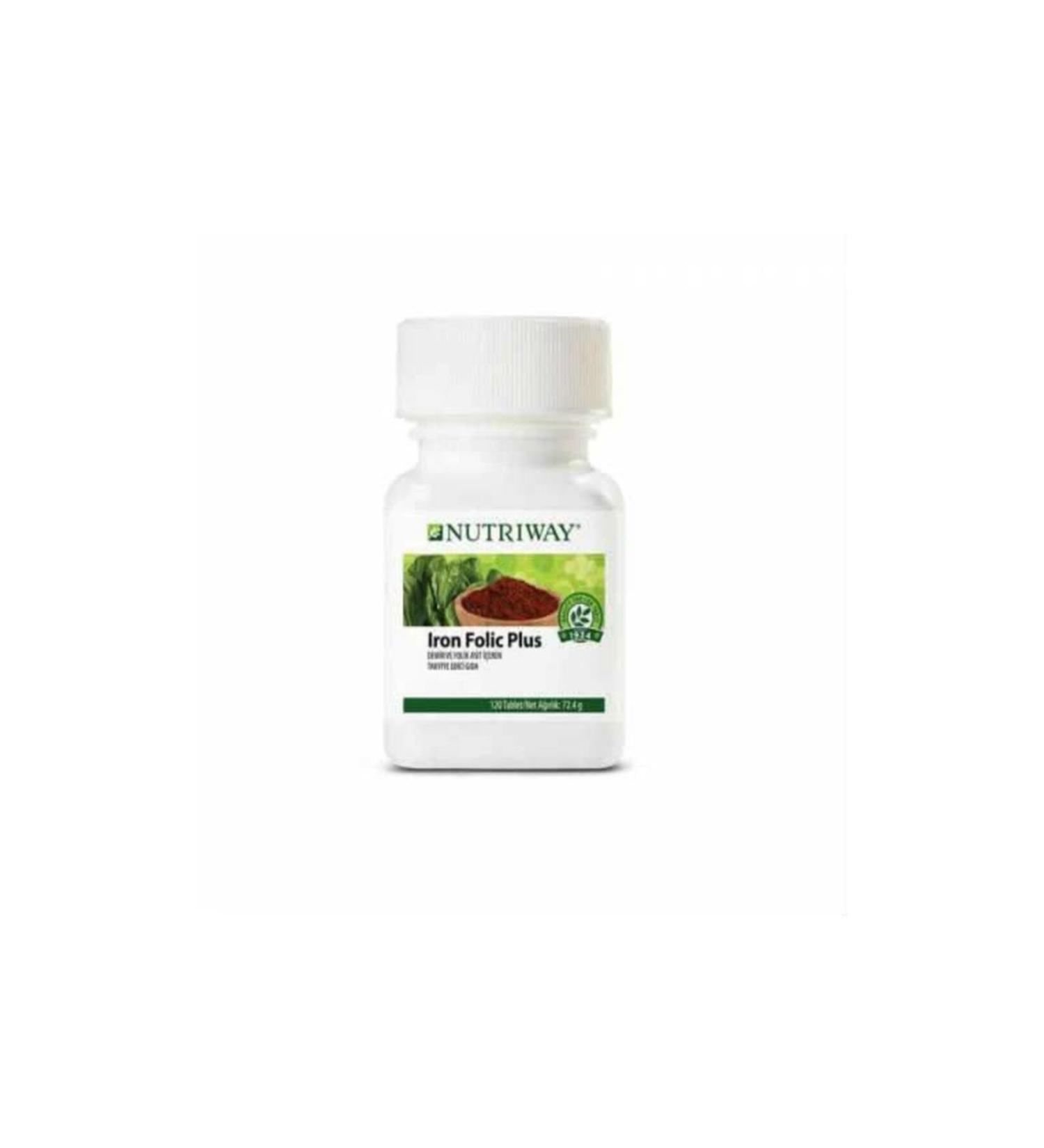 Nutri Amway Way Iron Folic Plus 120 Tablets-Iron And Folic Acid - Buy Online on GoSupps.com