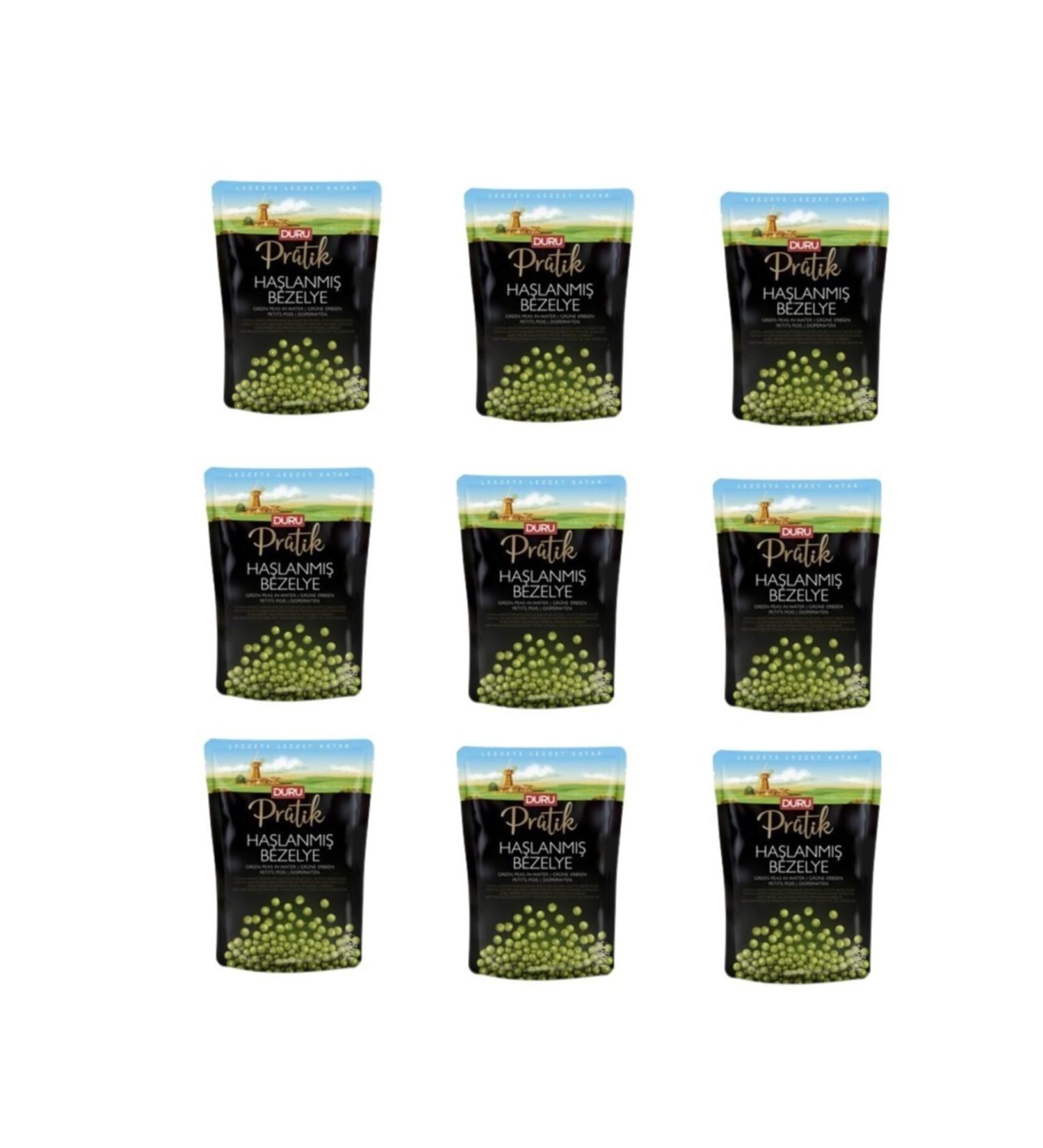 Duru Practical Boiled Peas 450 Gr X 9 Pieces