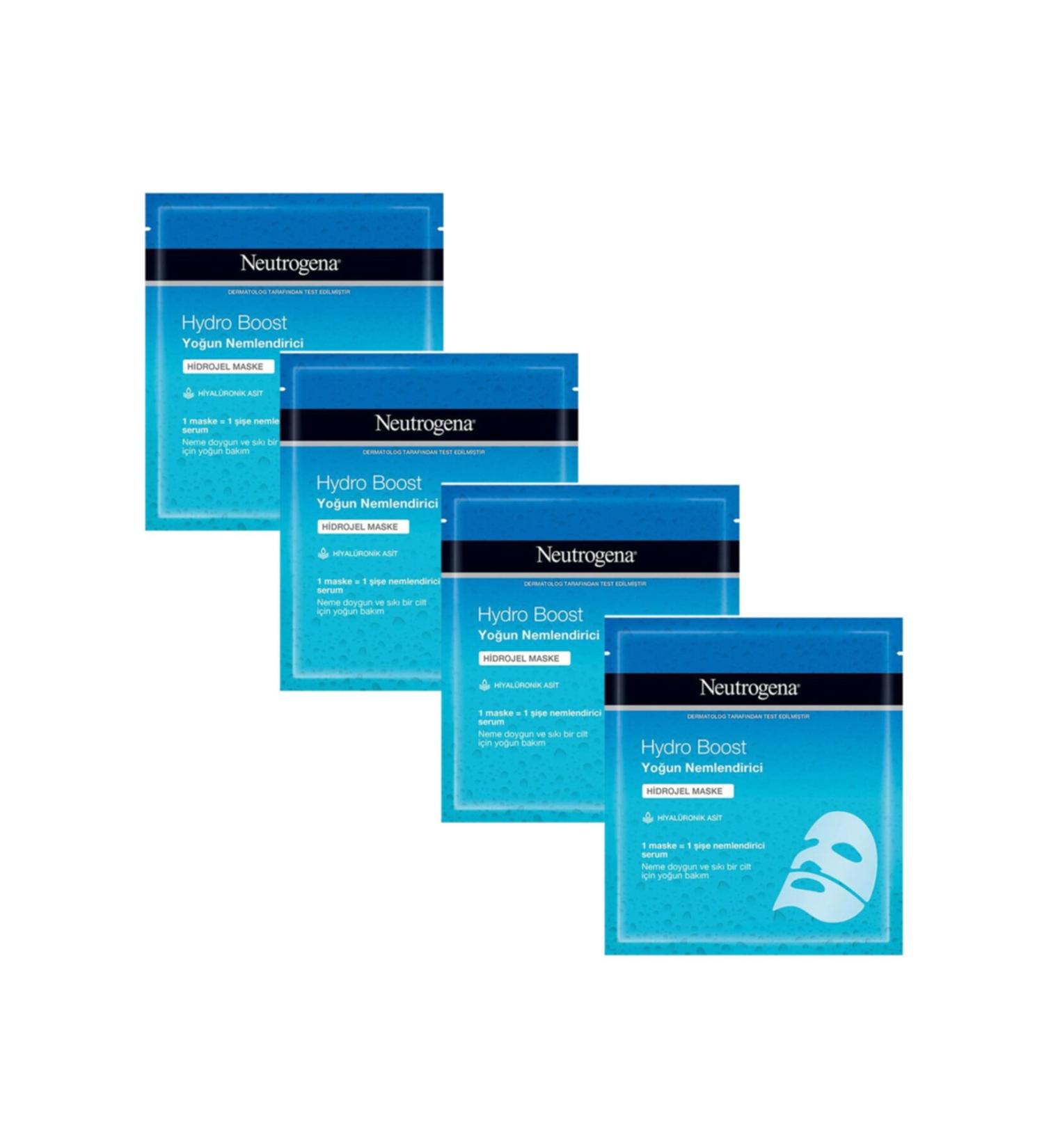 Neutrogena Hydro Boost Intensive Moisturizing Mask 30 ml 4 Pieces