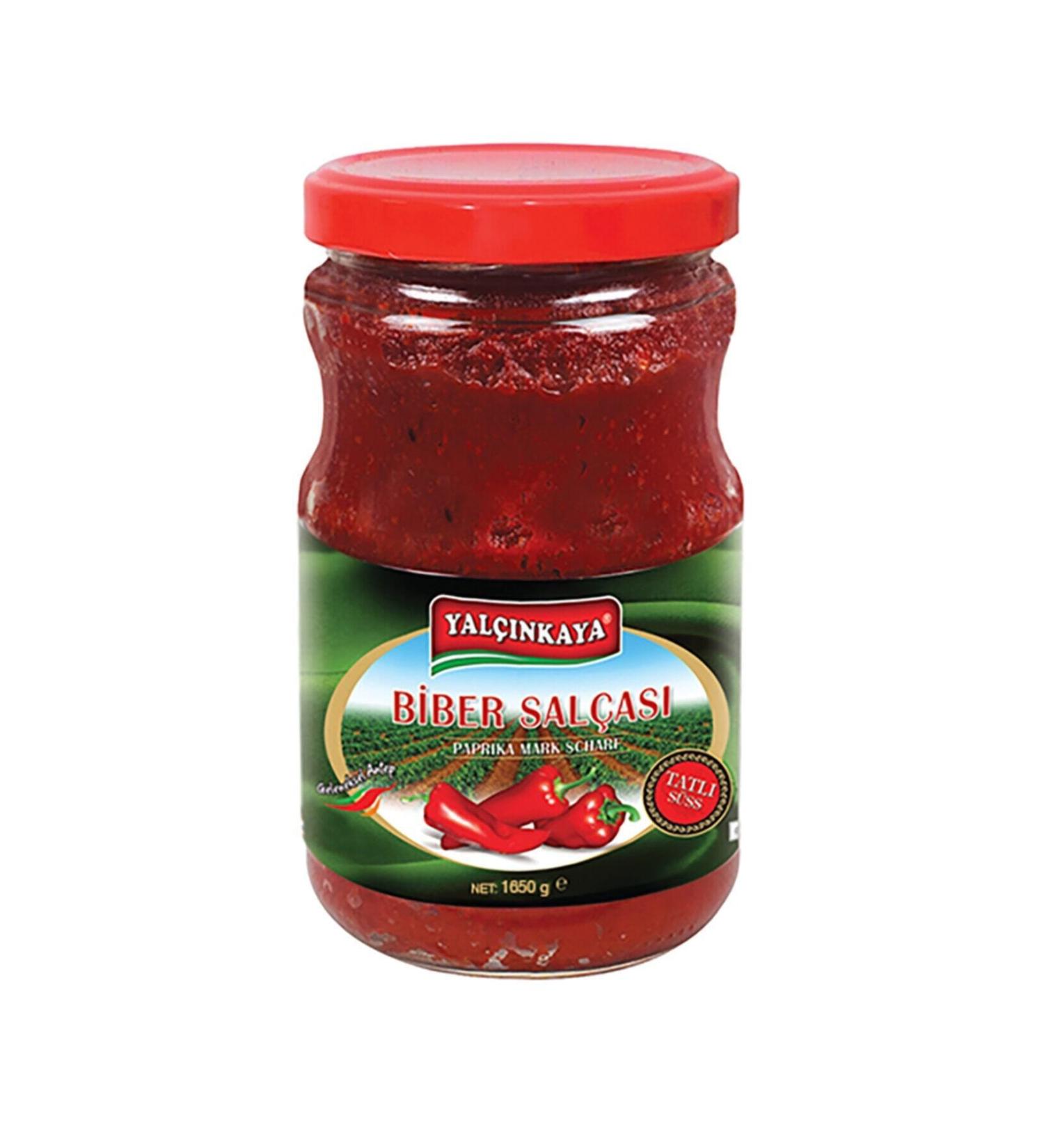 Yalcinkaya Pepper Paste Sweet (antepgun) Net 1650 Grams