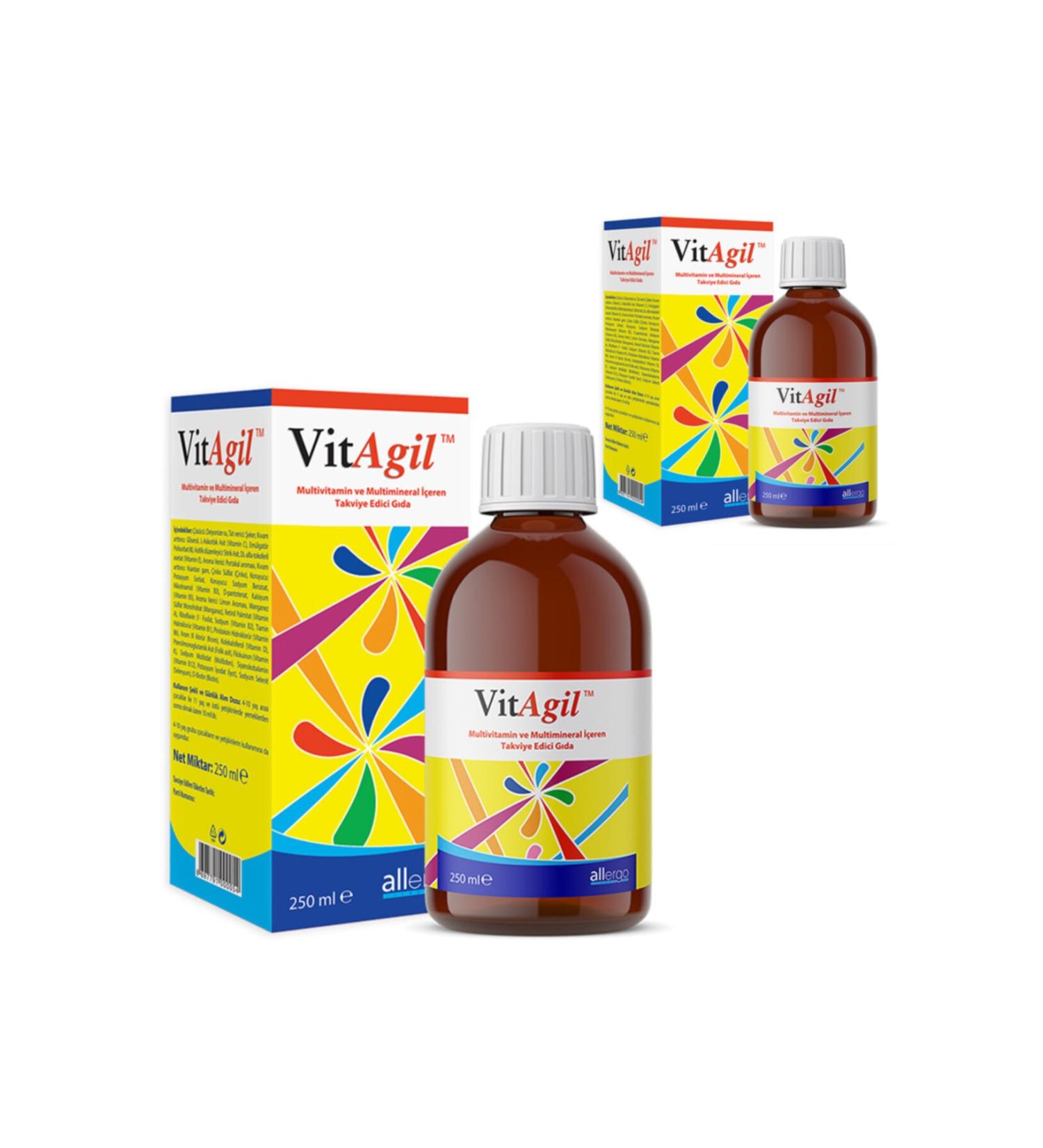 Vitagil Allergo Multivitamin & Multimineral Syrup 250 ml X 2 Pieces