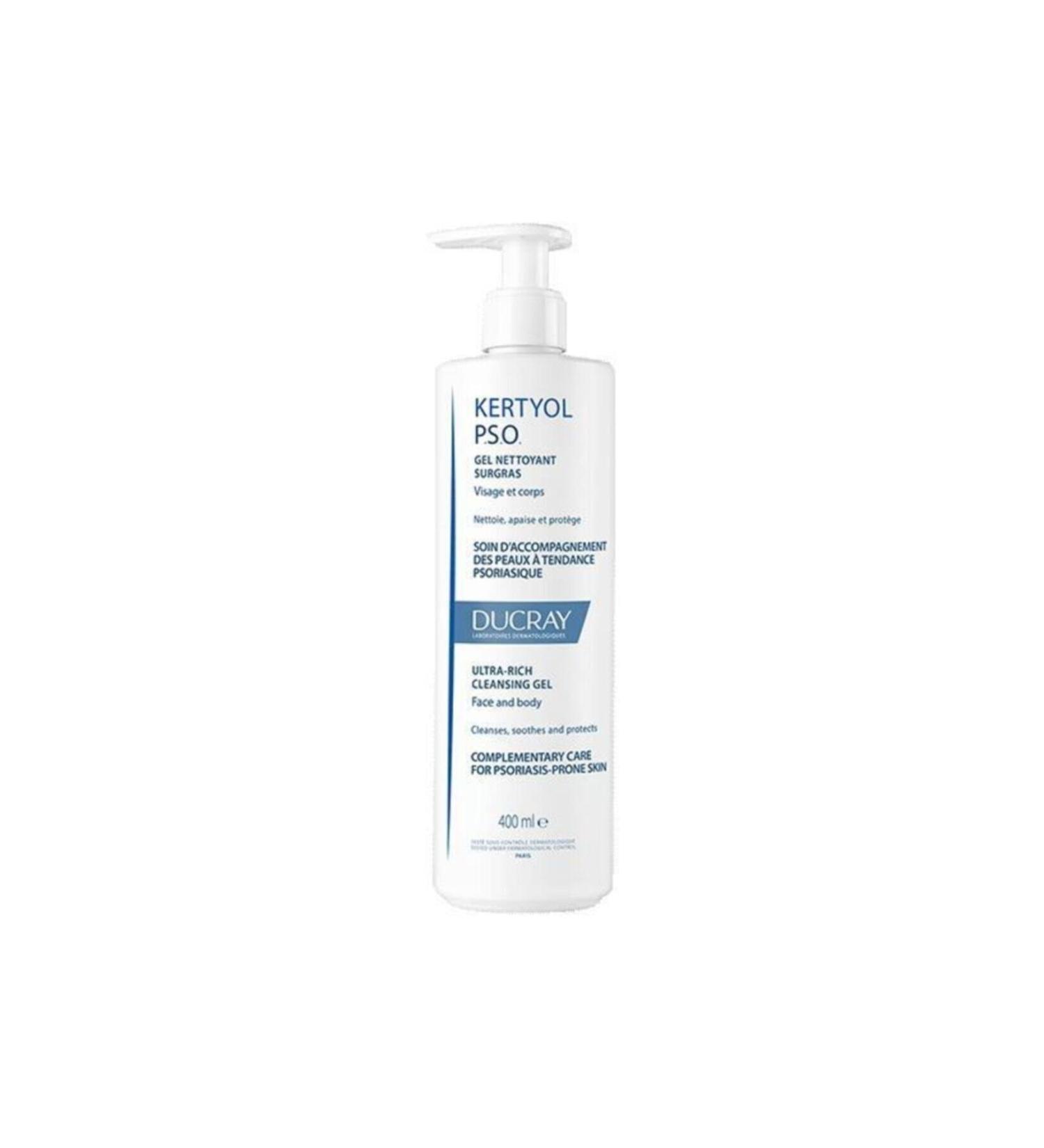 Ducray Kertyol Face and Body Cleansing Gel 400ml
