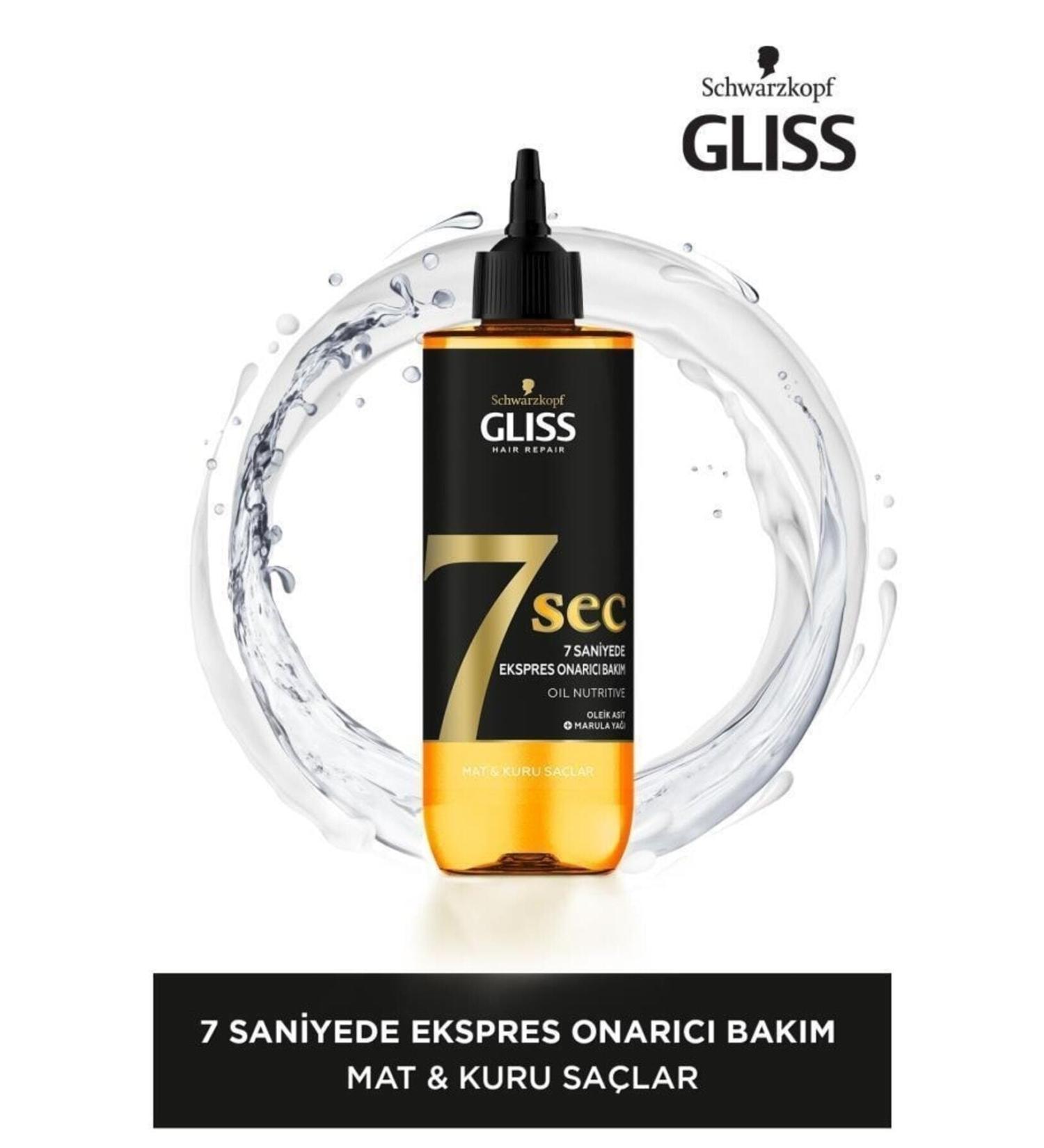 Gliss 7sec Express Repair Care Oil Nutritive 200ml....gk...012
