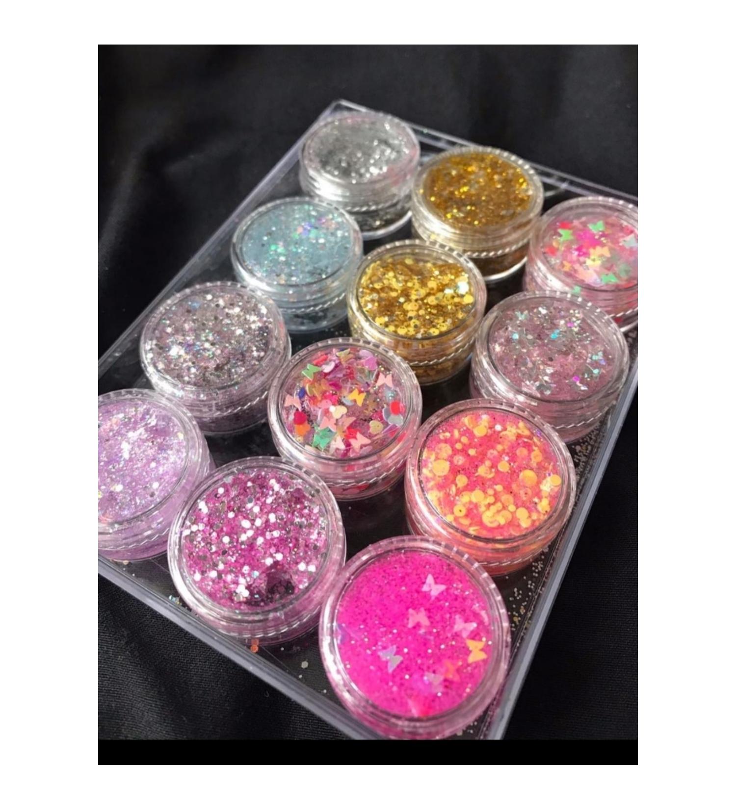 hbtasarim Sim Eyeshadow Glitter Gel Eyeshadow Set