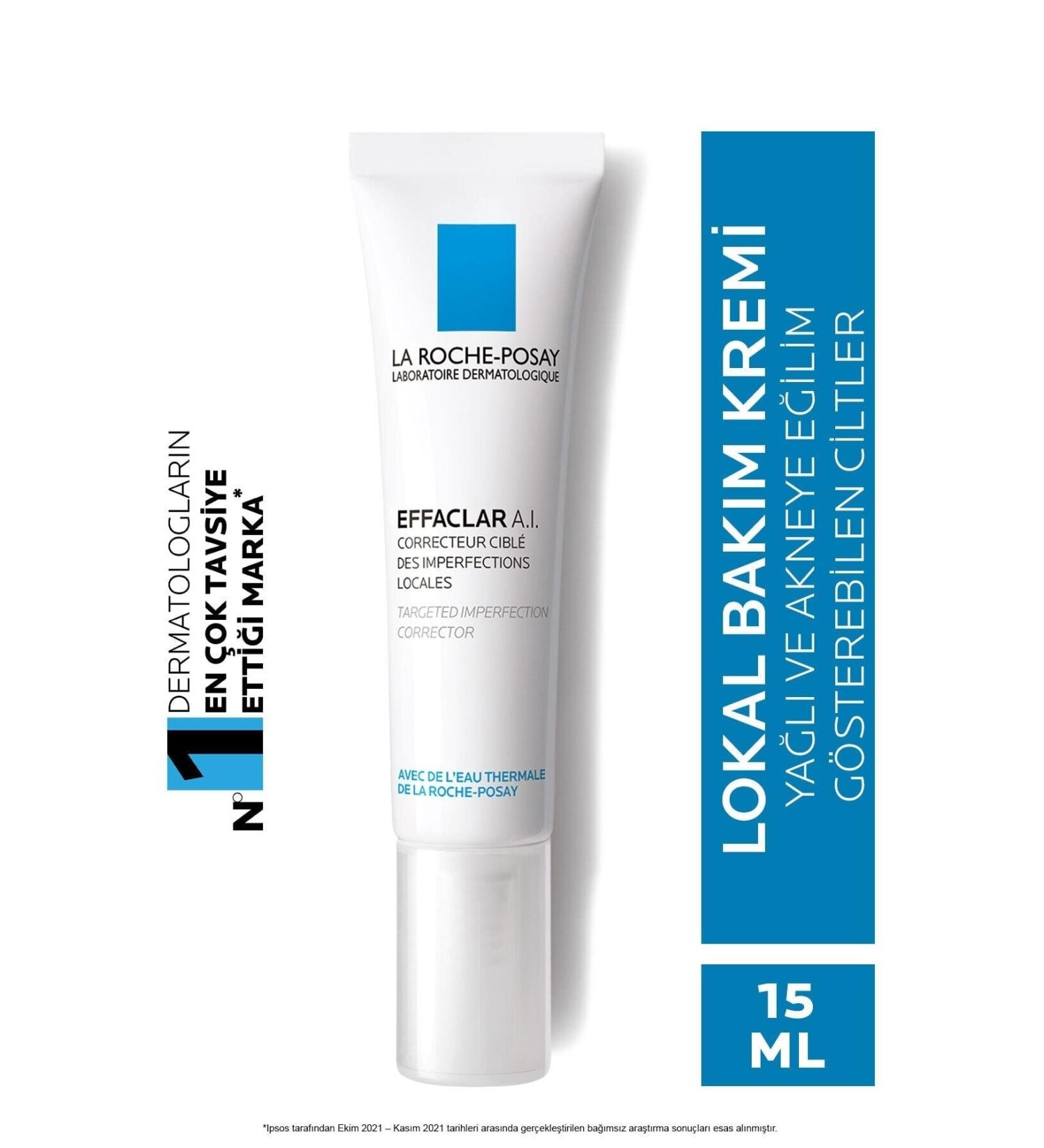 La Roche Posay Effaclar A.i. 15ml - Skin Imperfection Cream for Oily and Acne Prone Skin 3337875609593