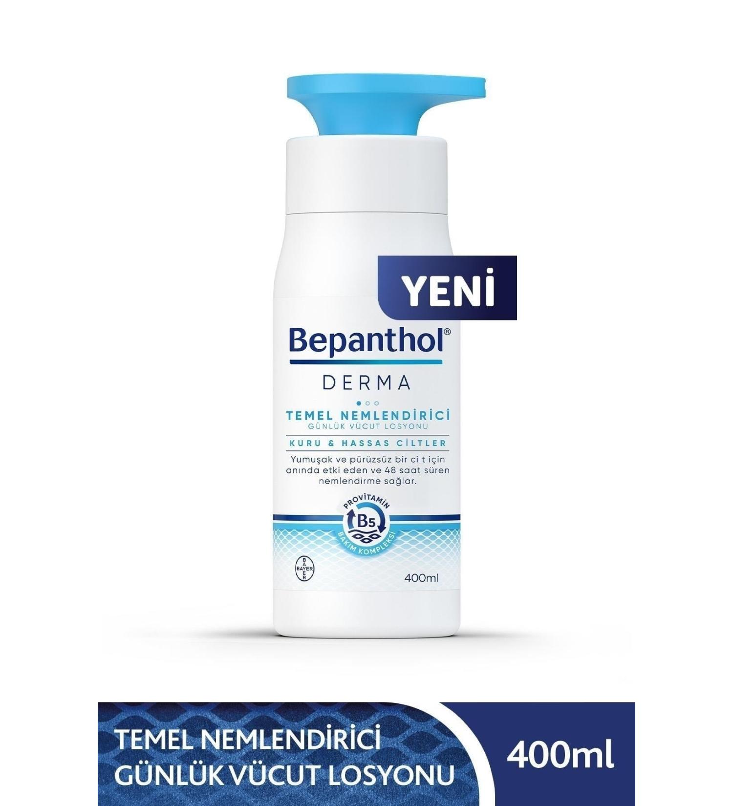 Bepanthol Derma Essential Moisturizing Daily Body Lotion 400 Ml Gk Hair Center