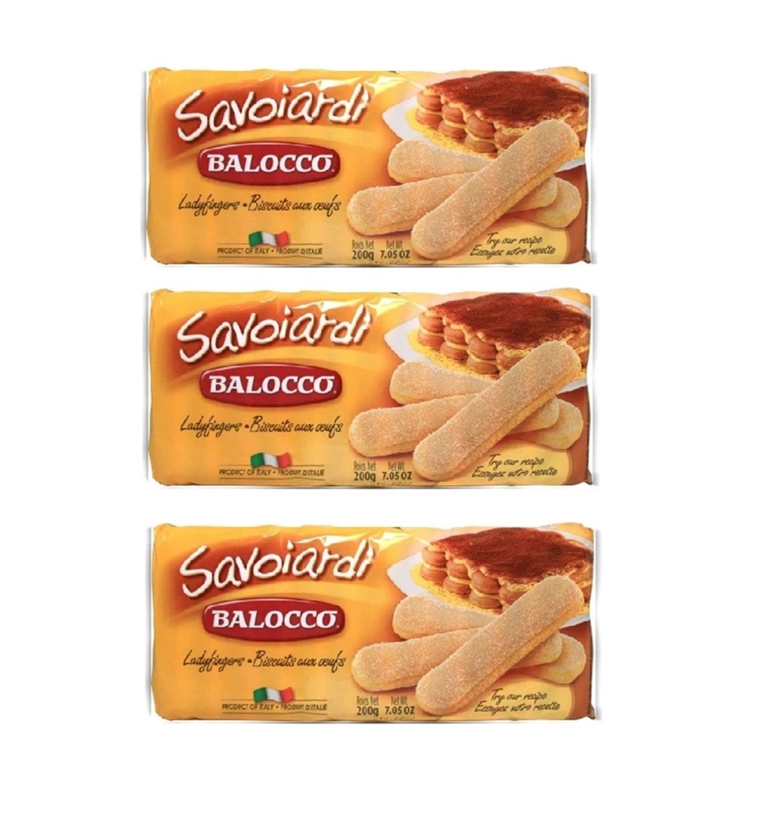 Balocco Savoridi Ladyfinger 200 Gr 3 Pieces