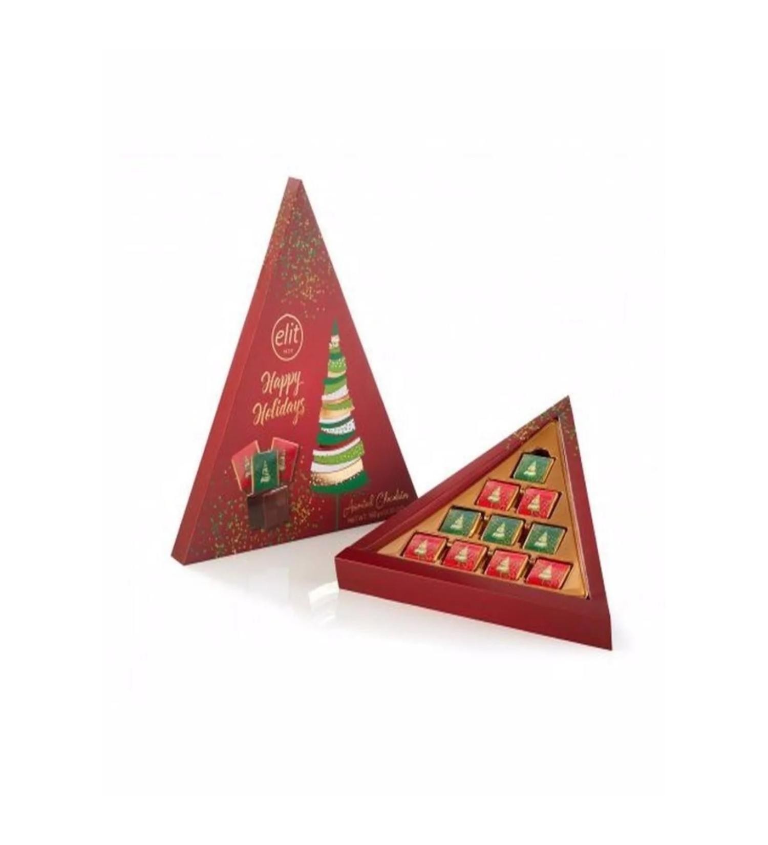 Elit Happy Holidays Triangle Neapolitan Box 156 Gr