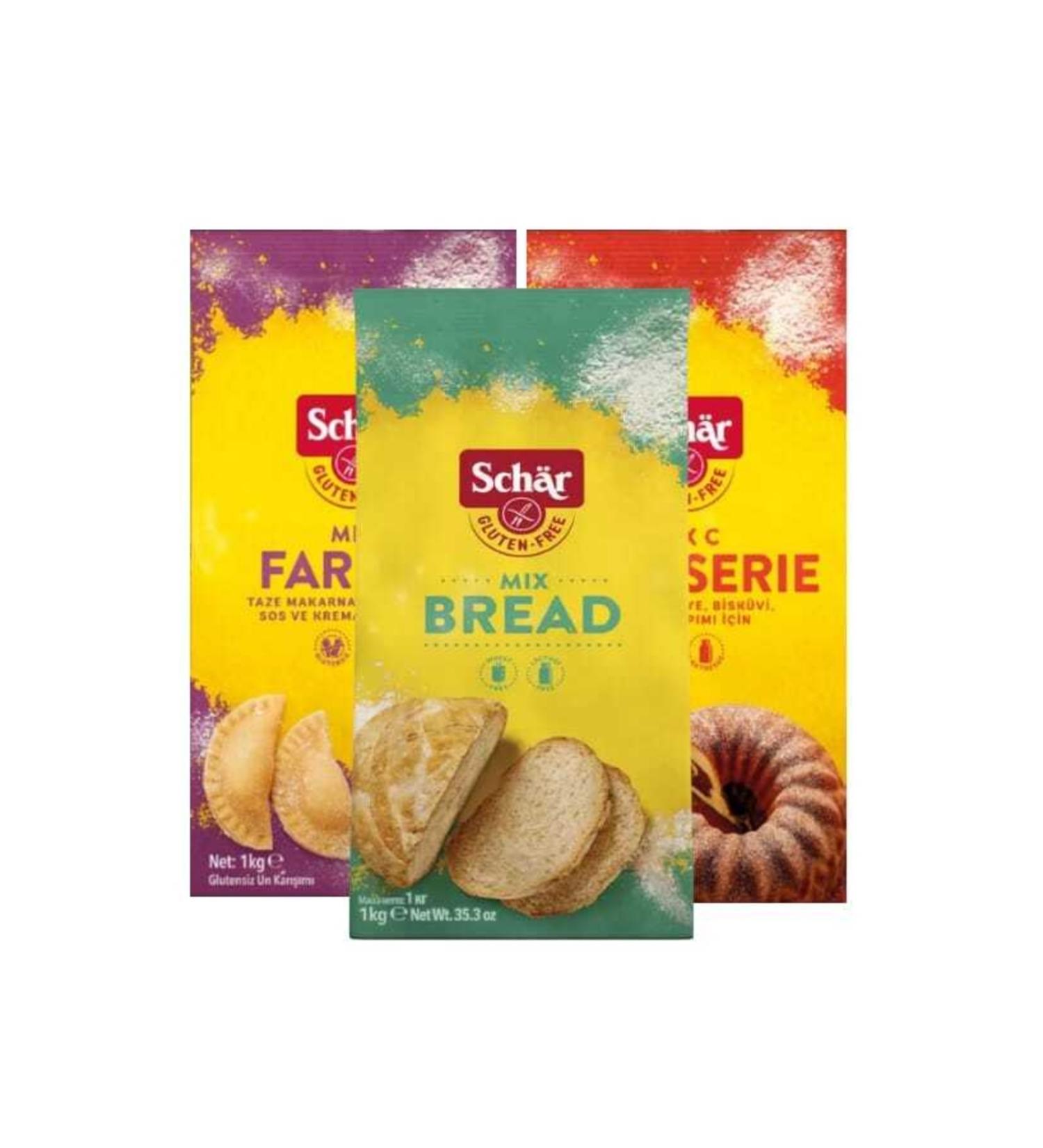 Schar Gluten-Free Flour Mix B Mix C Farina 3 kg