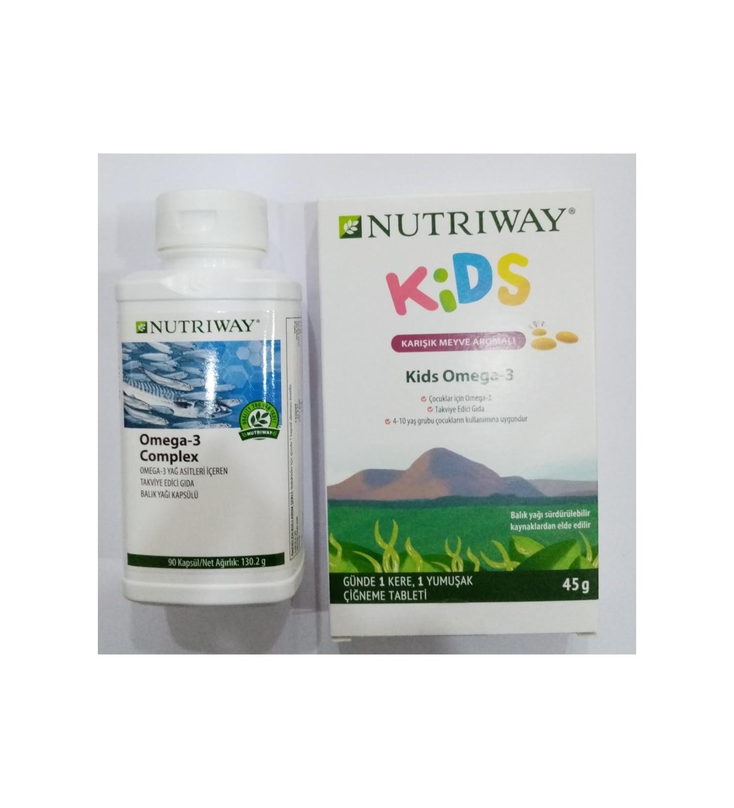 Nutriway Family Size Omega Set Amway Omega 3 Complex and Kids Omega 3