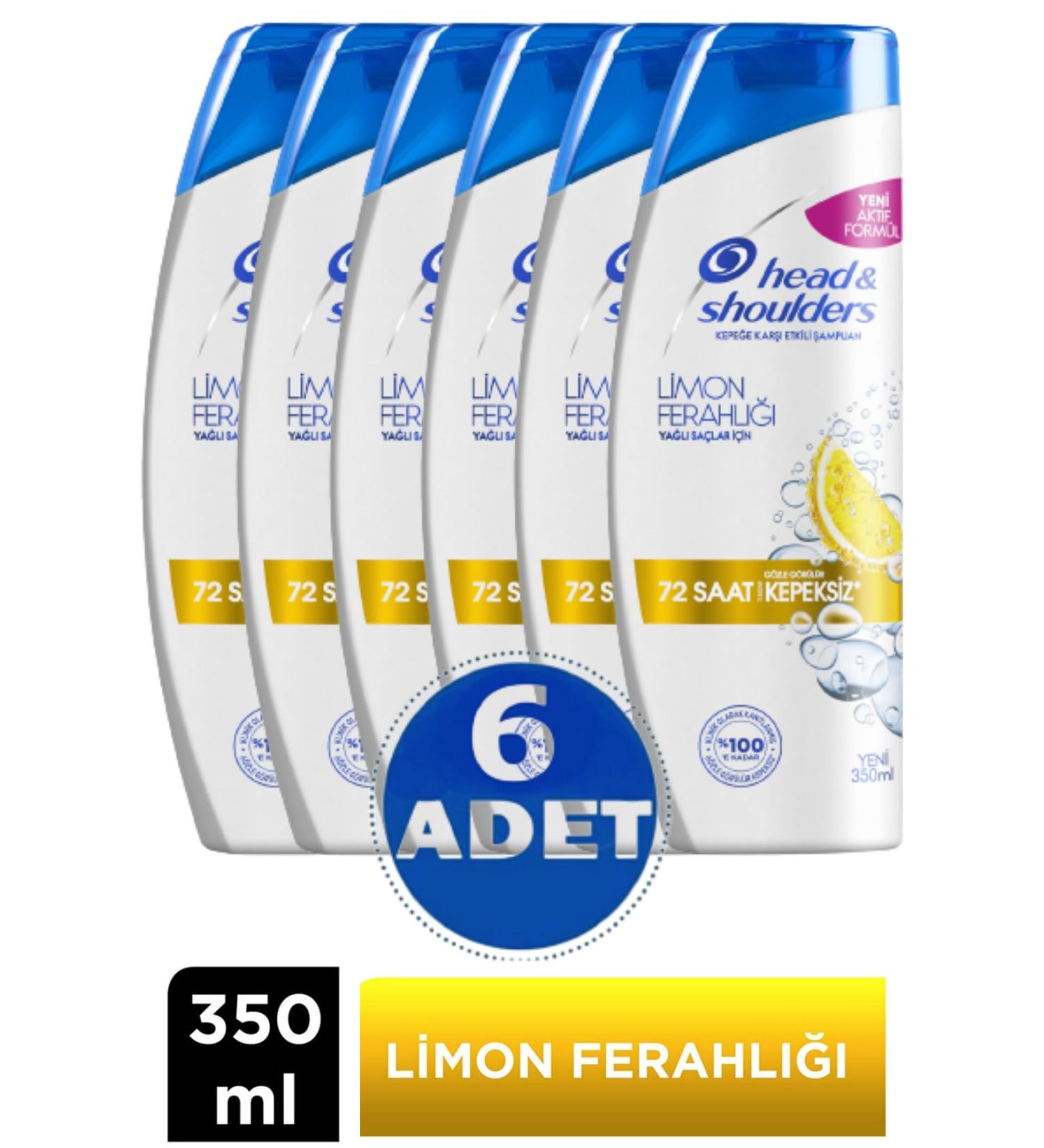 Head and Shoulders Lemon Fresh Anti-Dandruff Shampoo 350 ml 6 Pieces - Buy Online on GoSupps.com