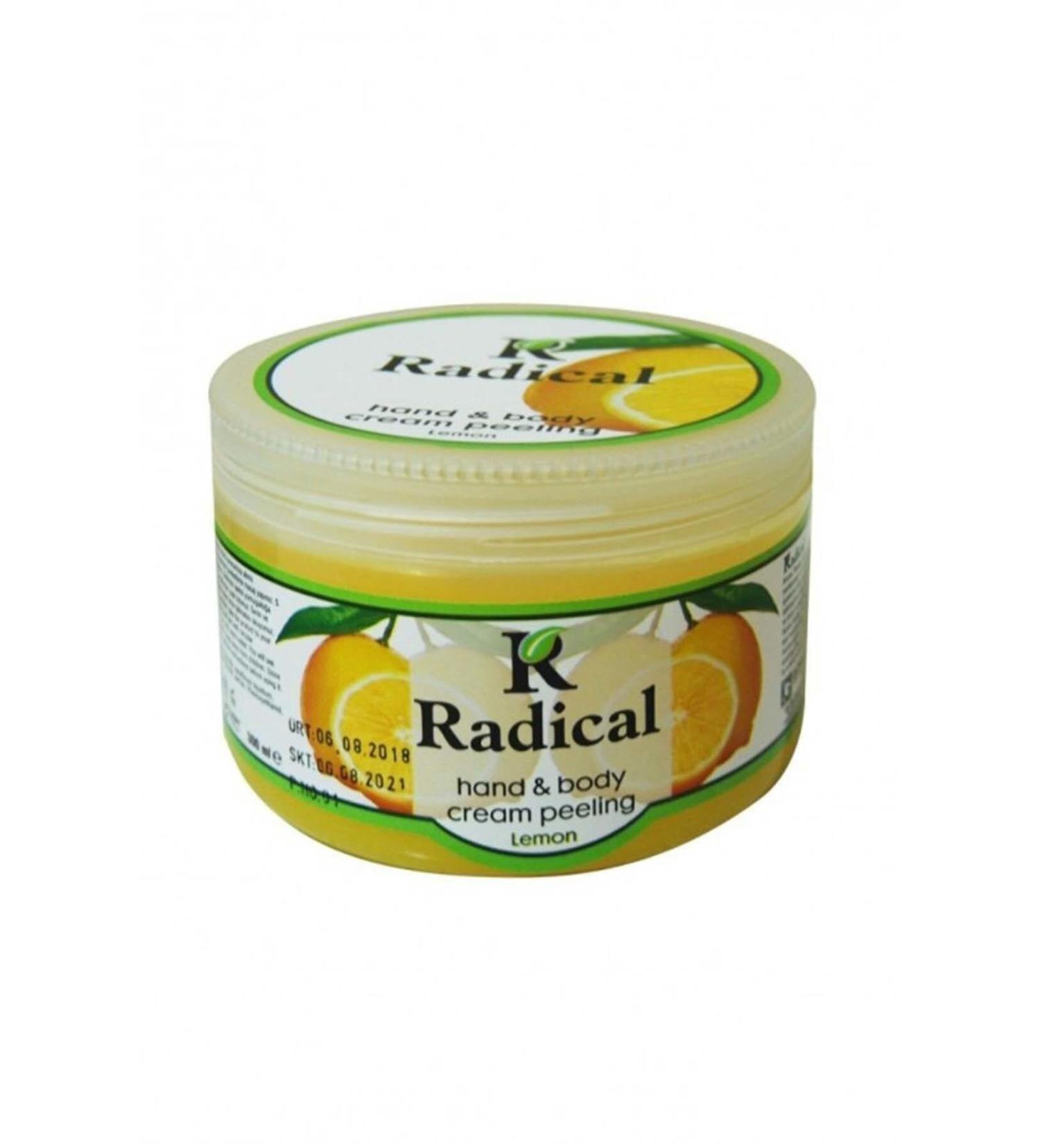 AYDIN KUAF R MATERIALS Lemon Essence Cream Hand and Body Peeling 300 Ml 8680035542120