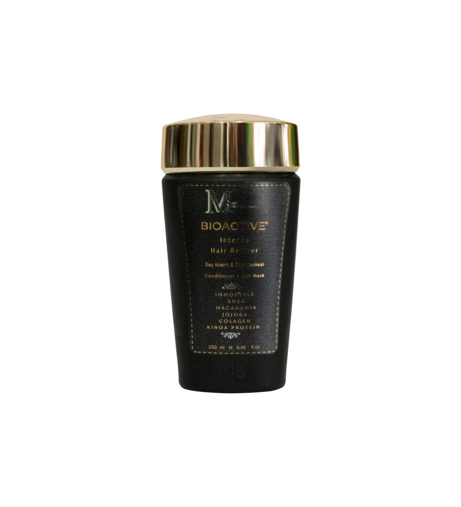 MS Hair Professionnel Bioactive 24k Gold Particle Intensive Revitalizing Cure 250 Ml