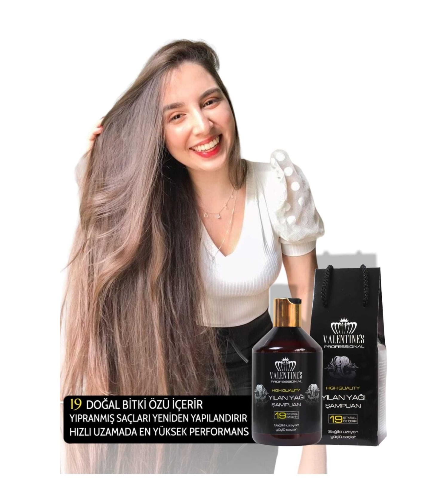 VALENTINES PROFESSIONAL Fast Growth Intensive Care 19 Natural Plant Extracts Snake Oil Shampoo Premium Series 500ml - Buy Online on GoSupps.com