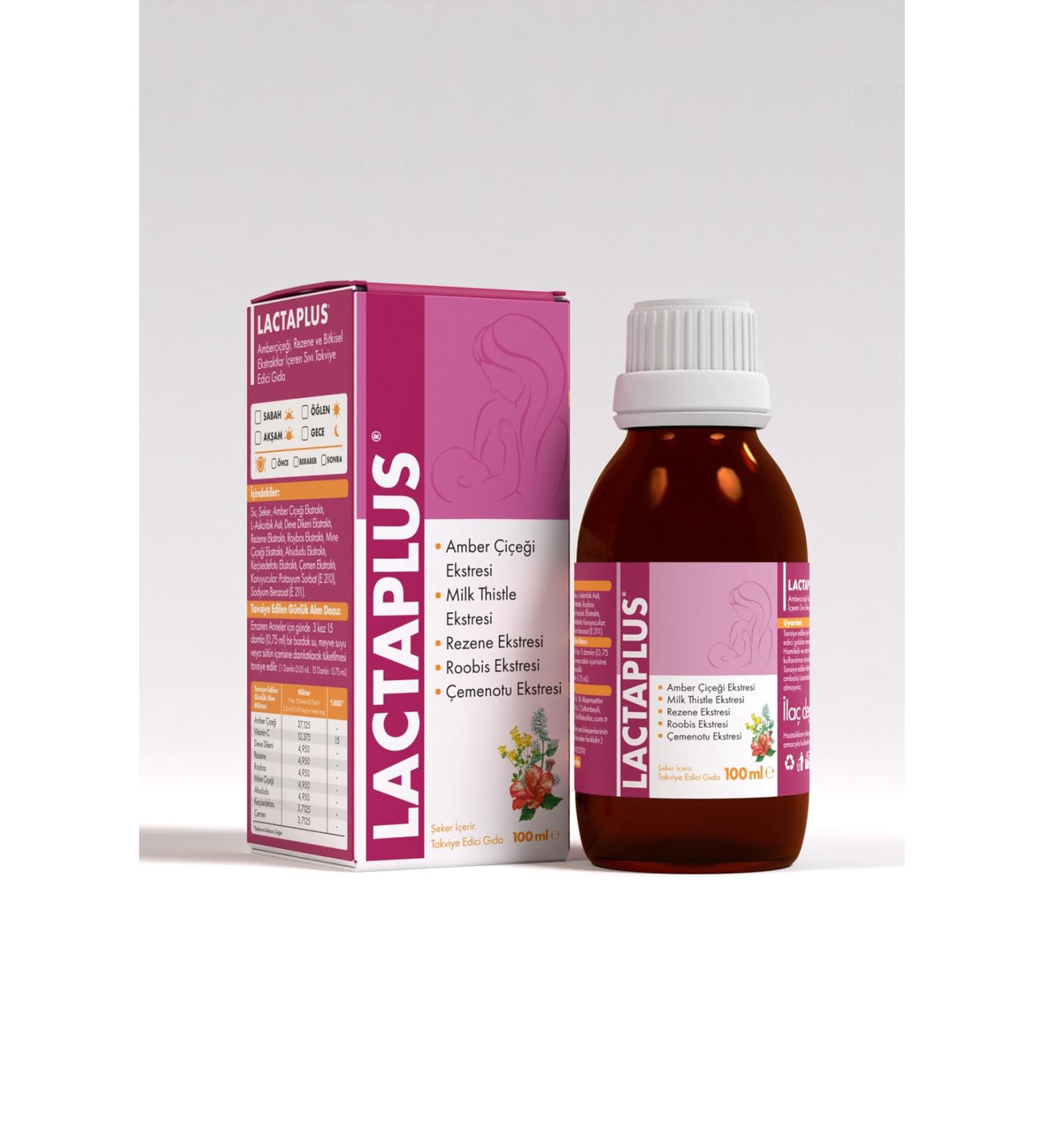 Lactaplus Herbal Drops for Breastfeeding Mothers 100 ml - Buy Online on GoSupps.com