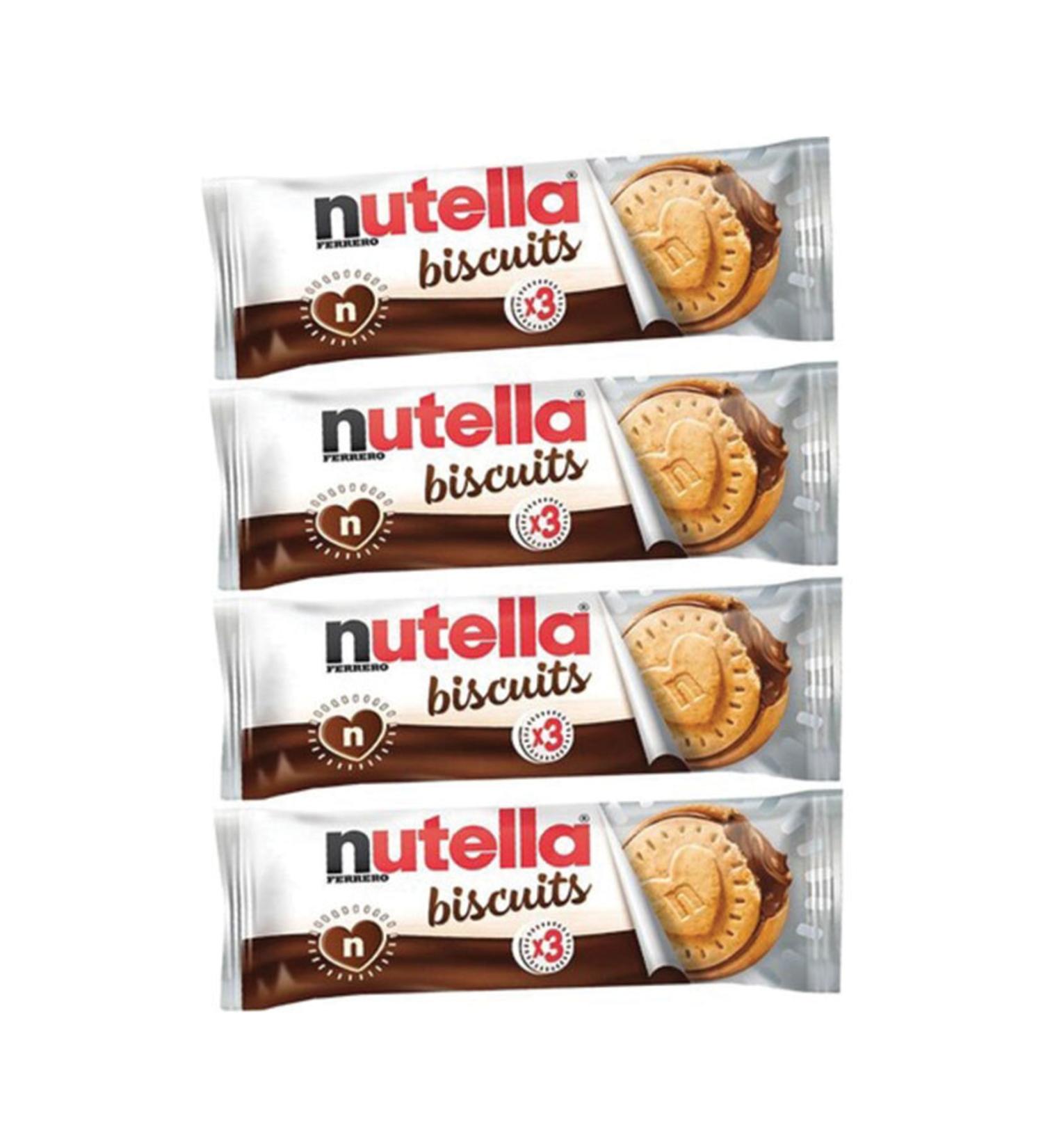 Nutella Biscuits 41.4 gr X 4 Pieces - Buy Online on GoSupps.com