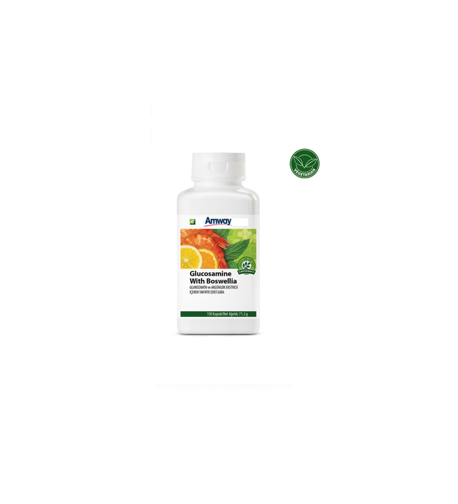 Amway Vitamin Glucosamine Boswellia 150 Capsules - Buy Online on GoSupps.com