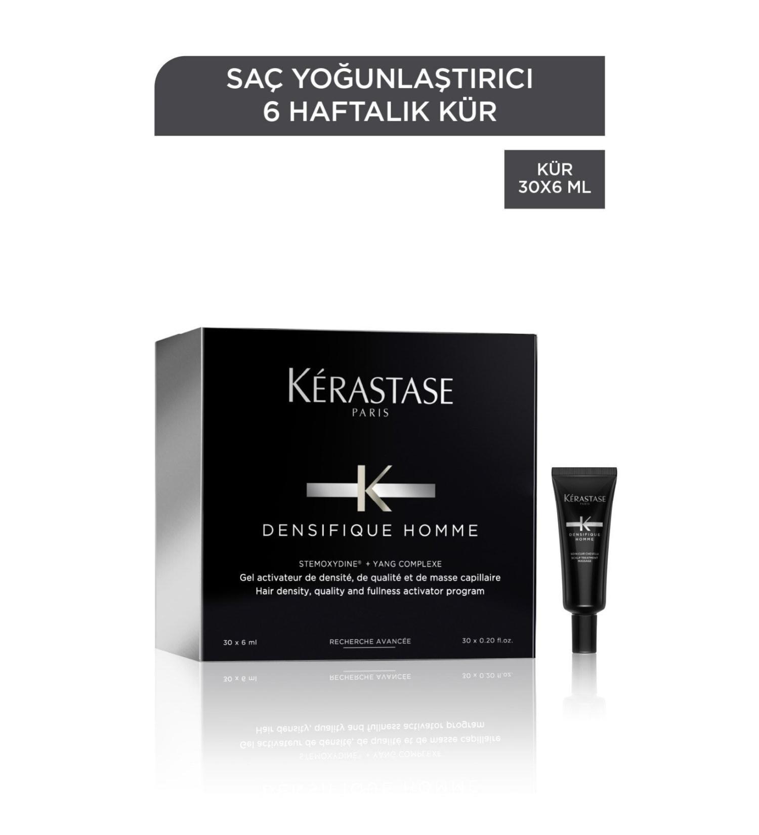Kerastase Densifique Homme For Men Fullness And Healthy Hair Thickening Treatment 6mlx30 - Buy Online on GoSupps.com