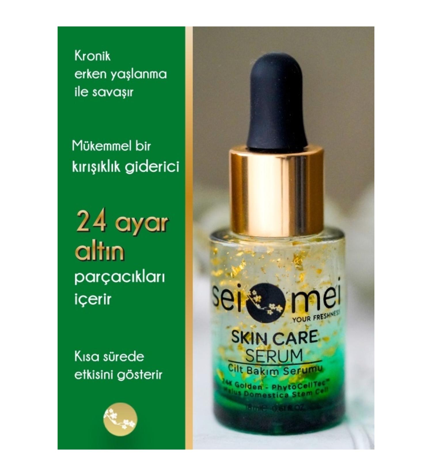 Sei Mei 24 K Skin Care Serum Skin Care Serum Gold Particle Anti-Aging Serum (WRINKLE SERUM) - Buy Online on GoSupps.com