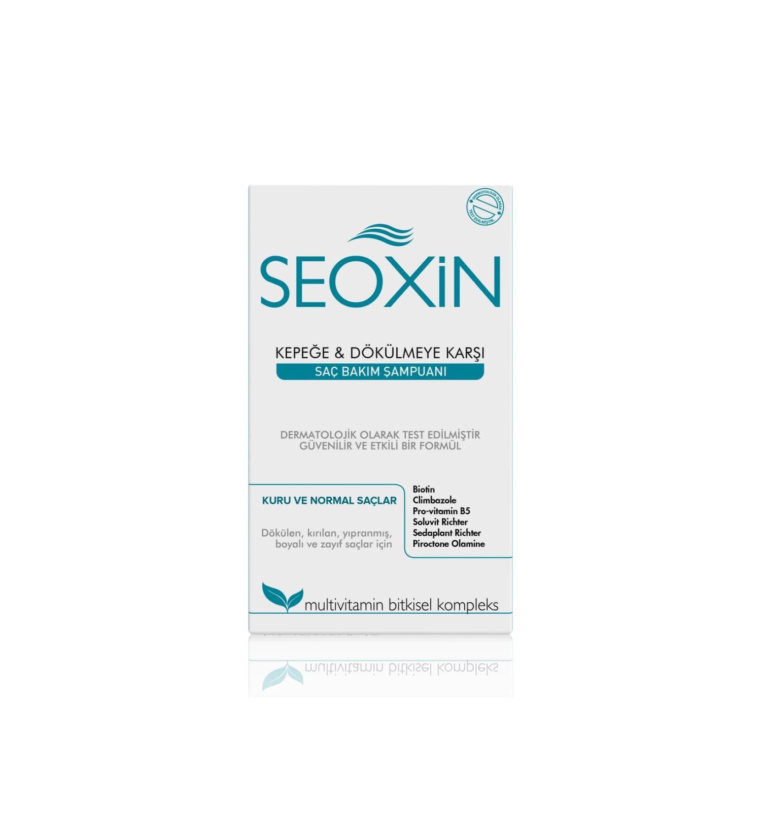 SEOX N Anti-Dandruff and Hair Loss Effective Care Shampoo for Dry and Normal Hair Types 300 ml - Buy Online on GoSupps.com