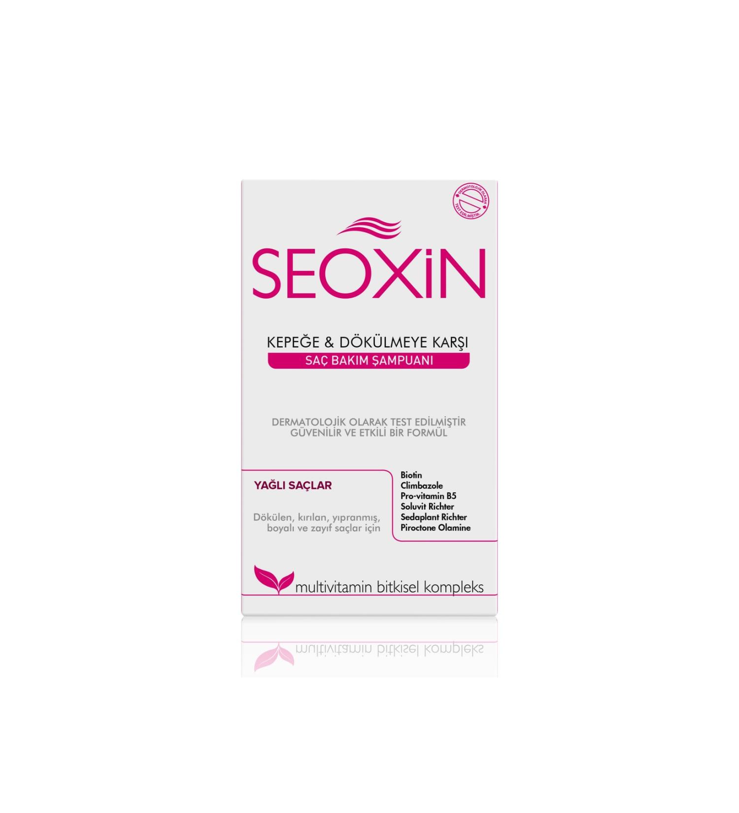 SEOX N Anti-Dandruff and Hair Loss Effective Care Shampoo for Oily Hair Types 300 ml - Buy Online on GoSupps.com