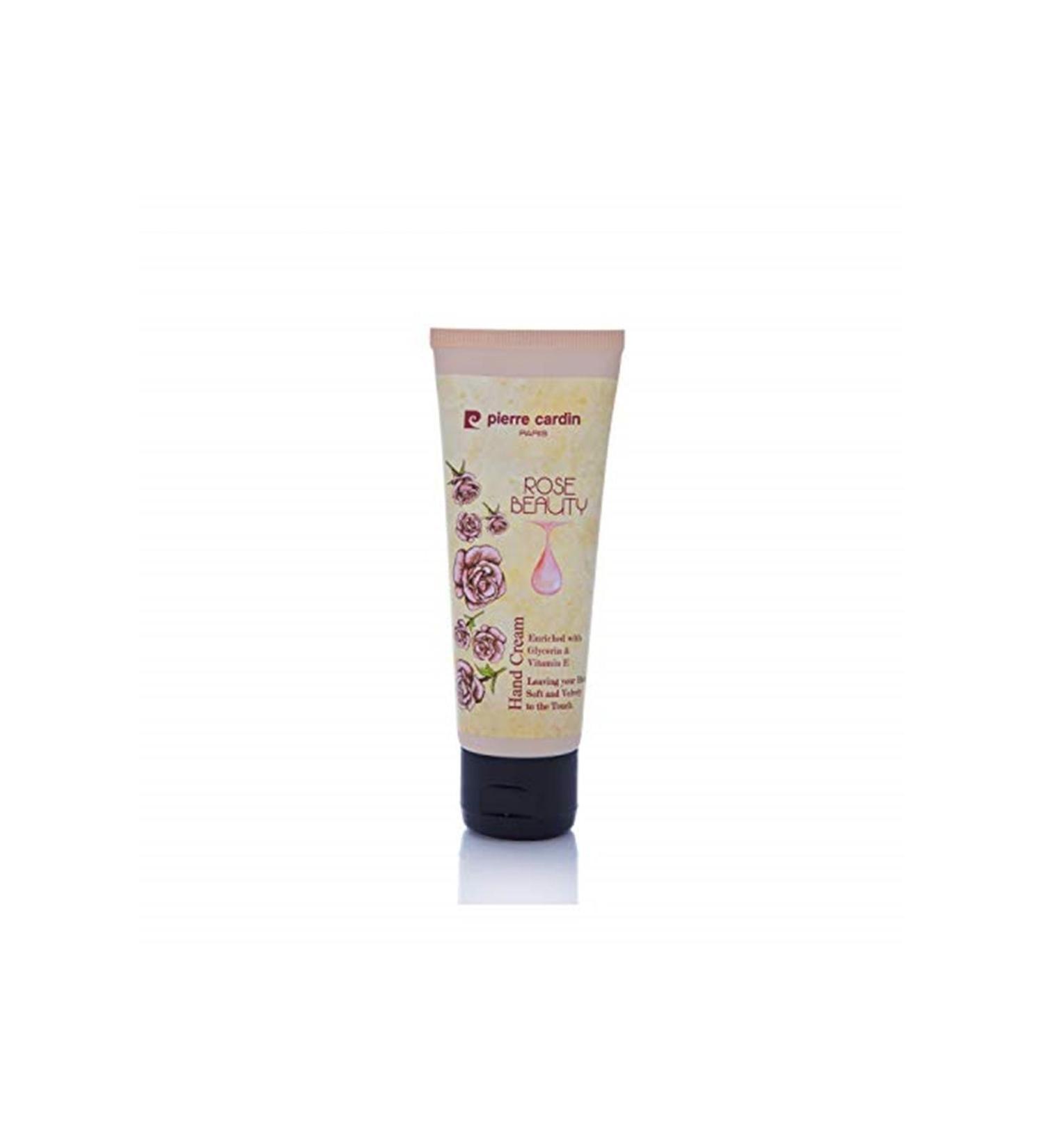 Pierre Cardin Moisturizing Hand Cream with Rose Essence and Vitamin E (75 Ml)