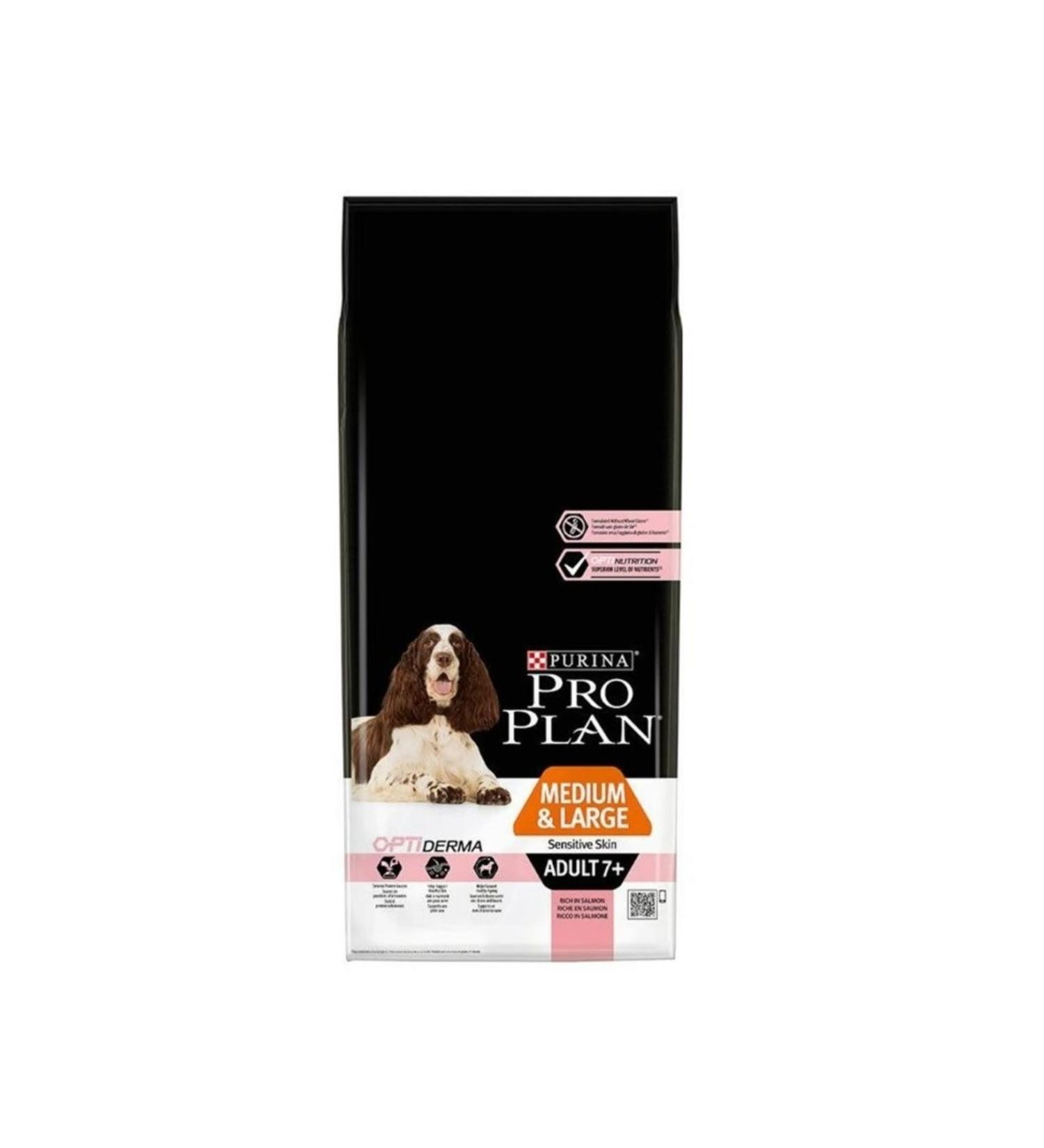 Pro Plan Salmon Medium Large Senior +7 Years Old Dog Food 14 kg