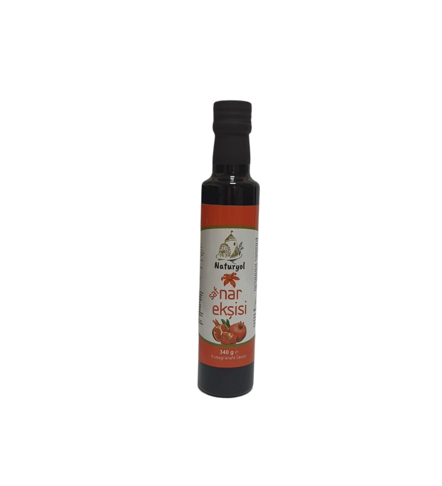 NATURYOL Natural Pomegranate Syrup No Additives No Sugar 340 Gr