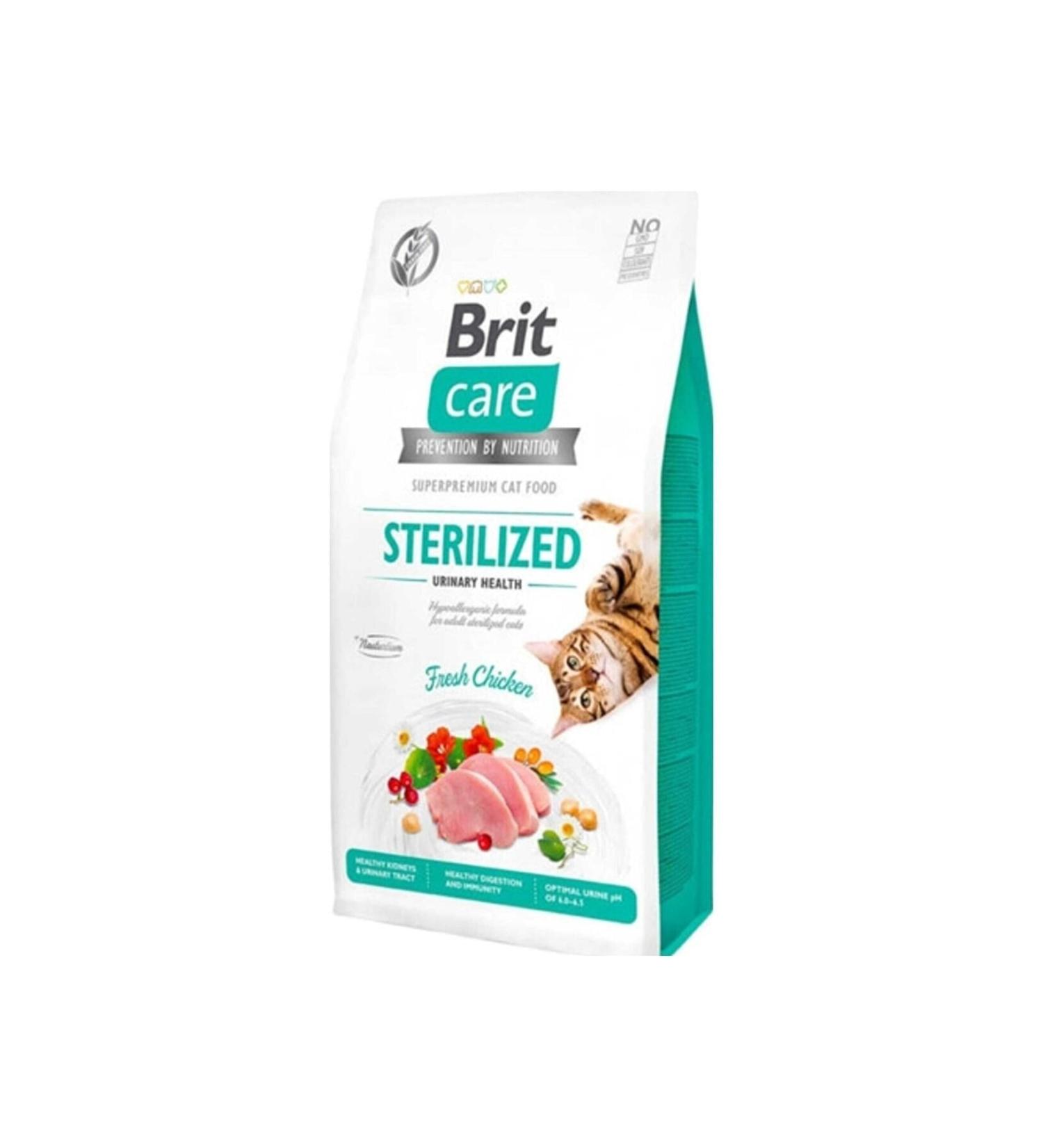 Brit Care Urinary Grain-Free Chicken Sterilized Cat Food 2 Kg