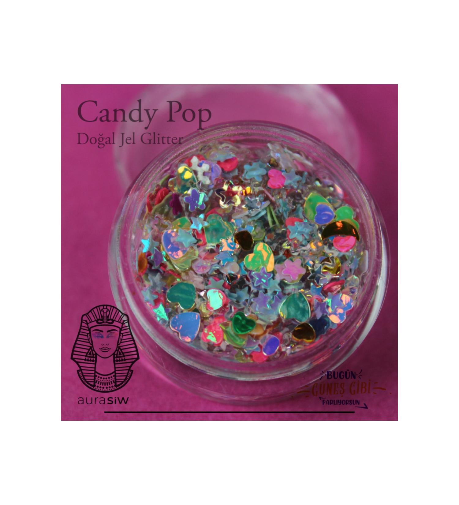 Aurasiw Candy Pop - Gel Form Natural Glitter