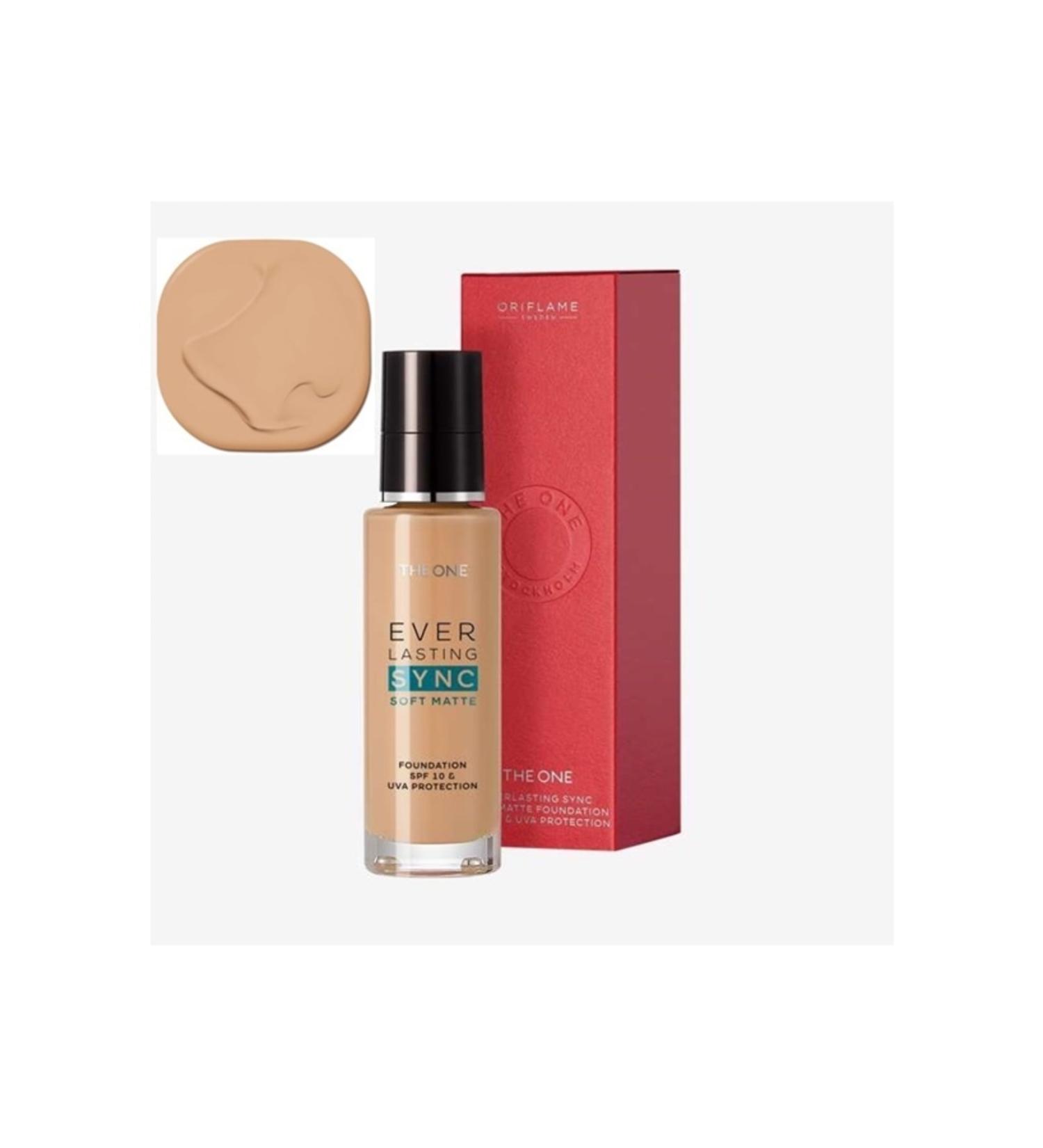 Oriflame The One Everlasting Sync Soft Water and Flow Resistant UVA Protection Matte Foundation 10 Spf - Buy Online on GoSupps.com