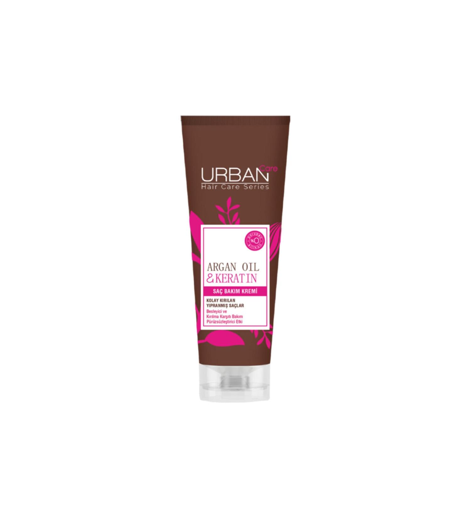 Urban Care Argan Oil & Keratin Hair Care Cream 250 Ml