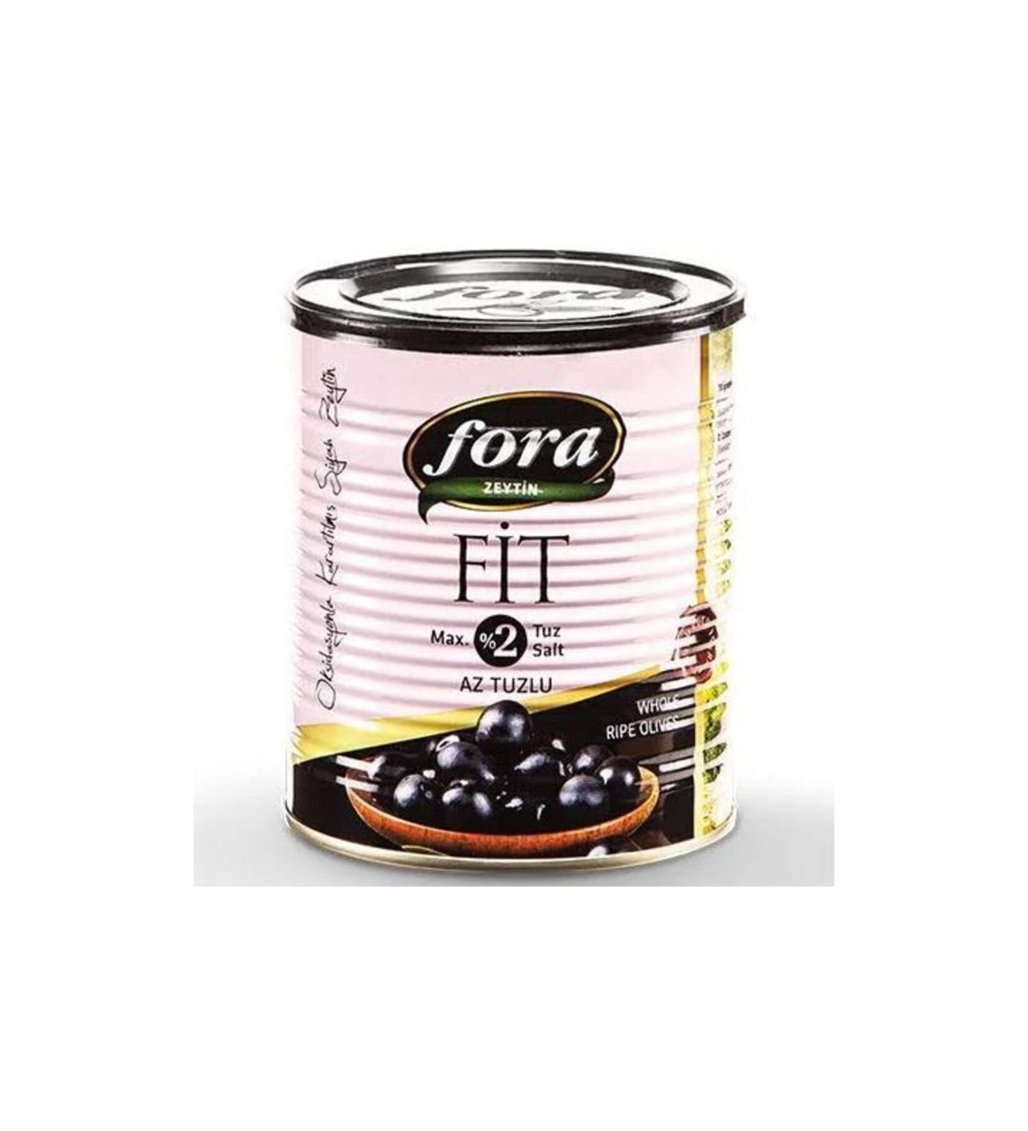 FORA Less Salty Black Olives 430 gr