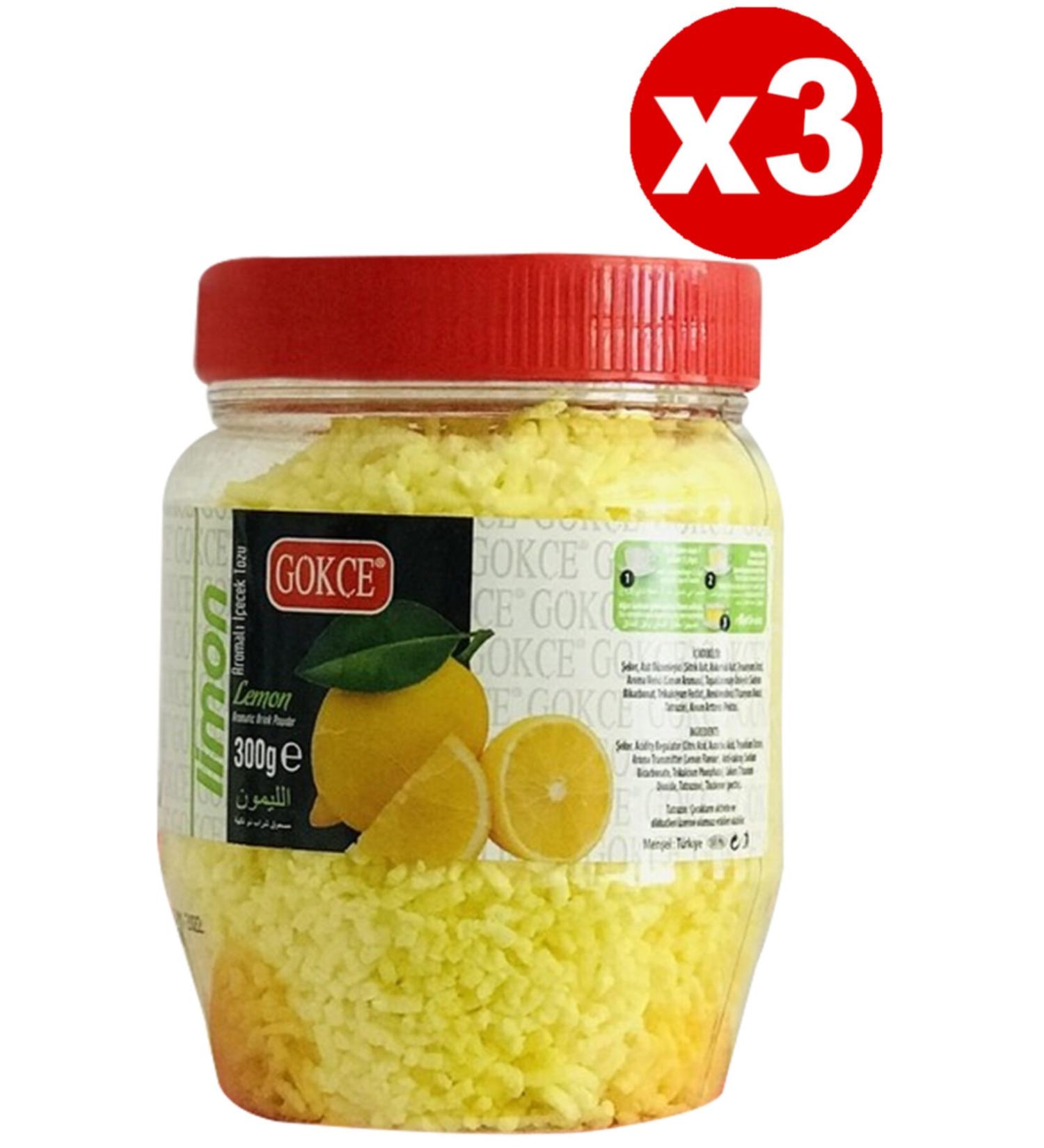 G K E Granular Drink Powder Lemon 300 Gr X 3
