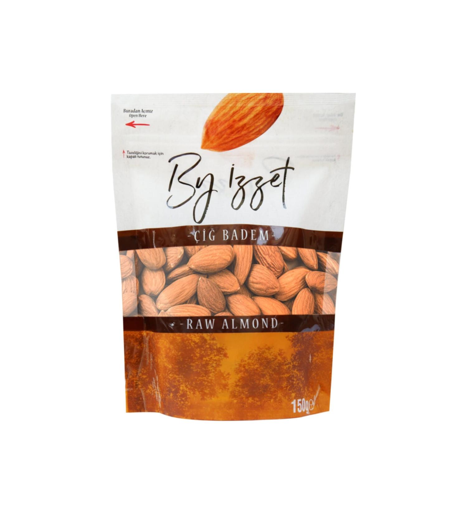 By Izzet Raw Almond 150 gr