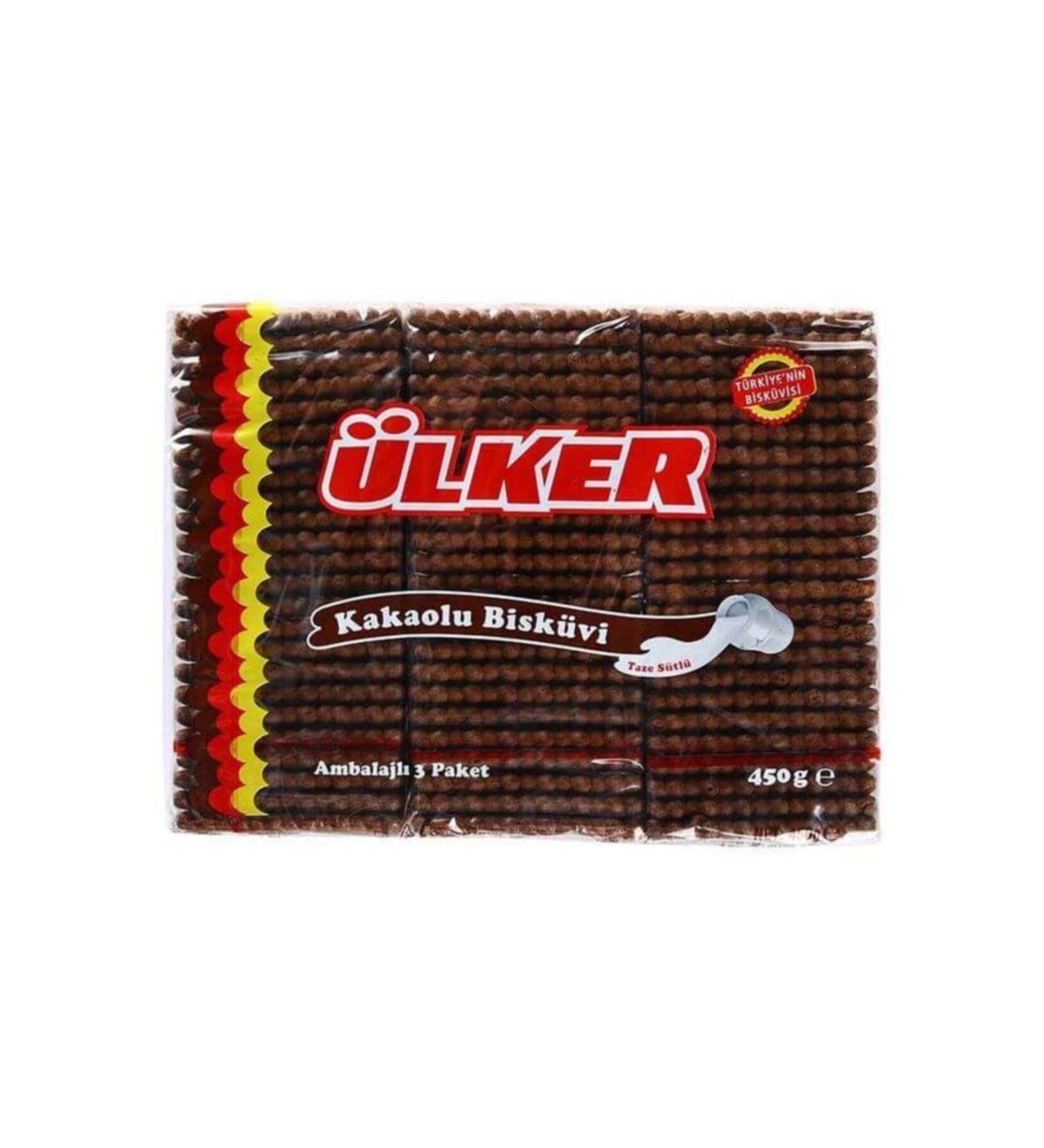 Ulker Petit Beurre Cocoa Biscuits 450gr X 10 Pieces