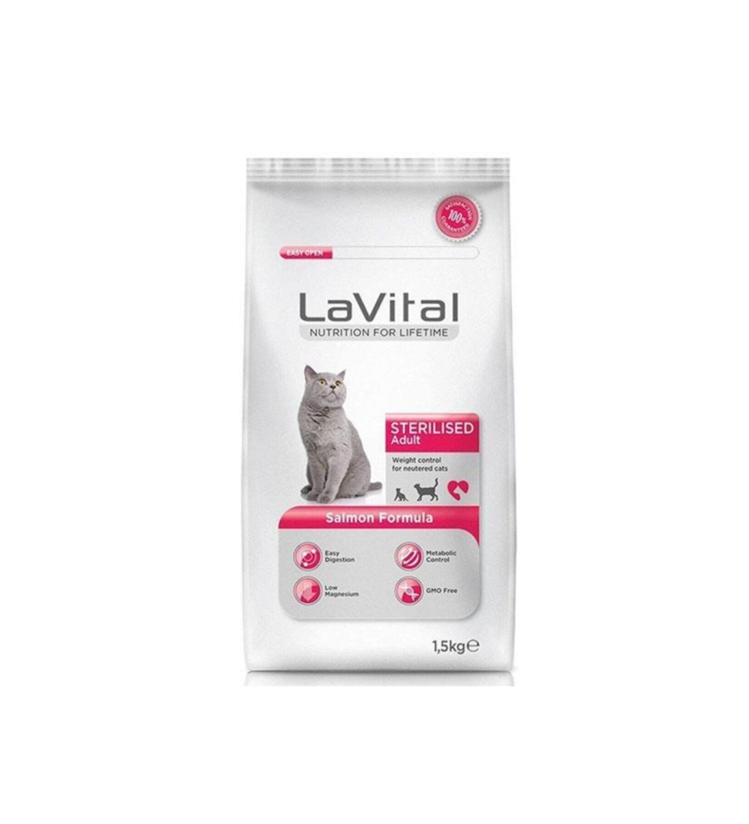 La Vital Salmon Sterilized Cat Food 1.5 Kg